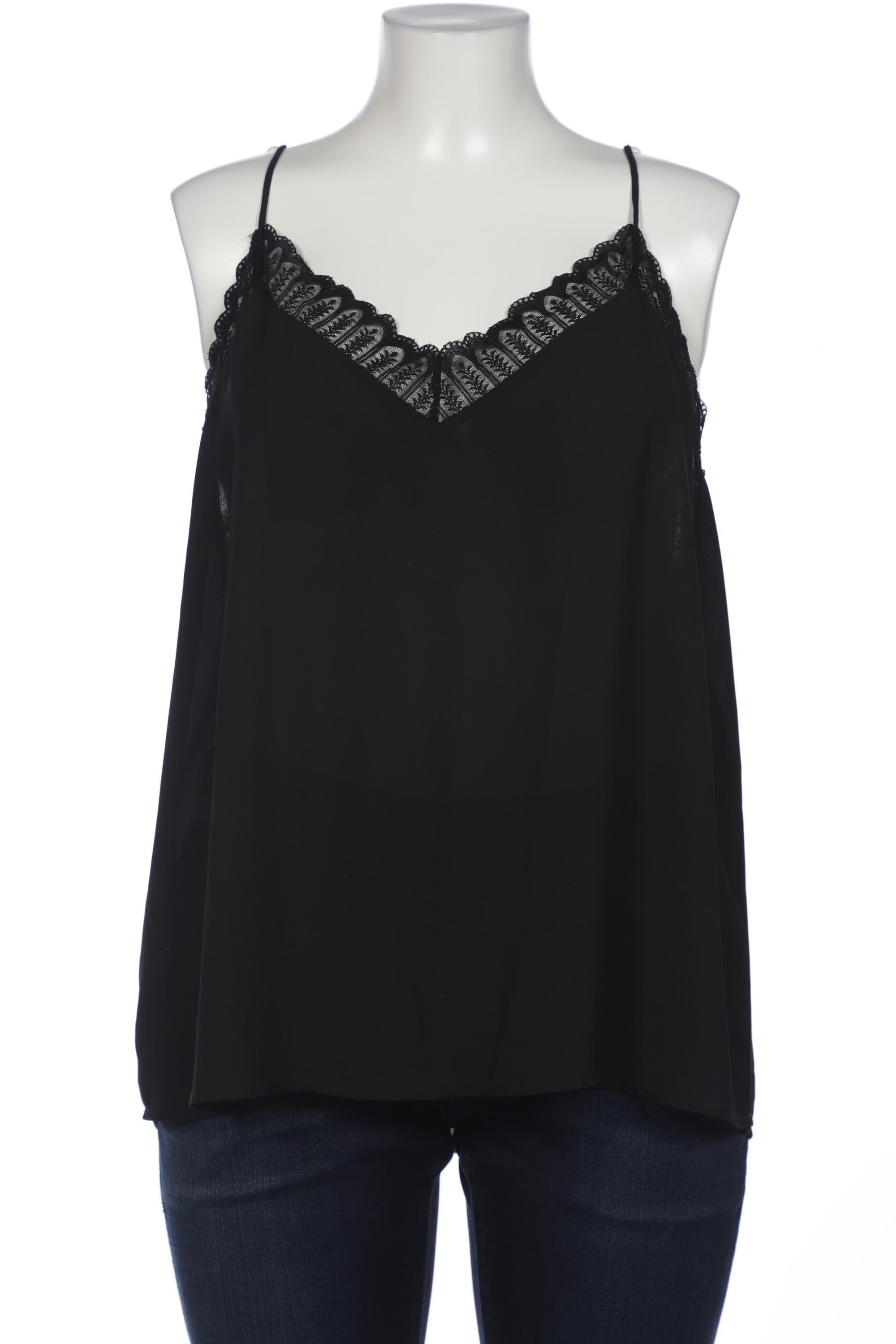 

violeta by Mango Damen Top, schwarz, Gr. 46