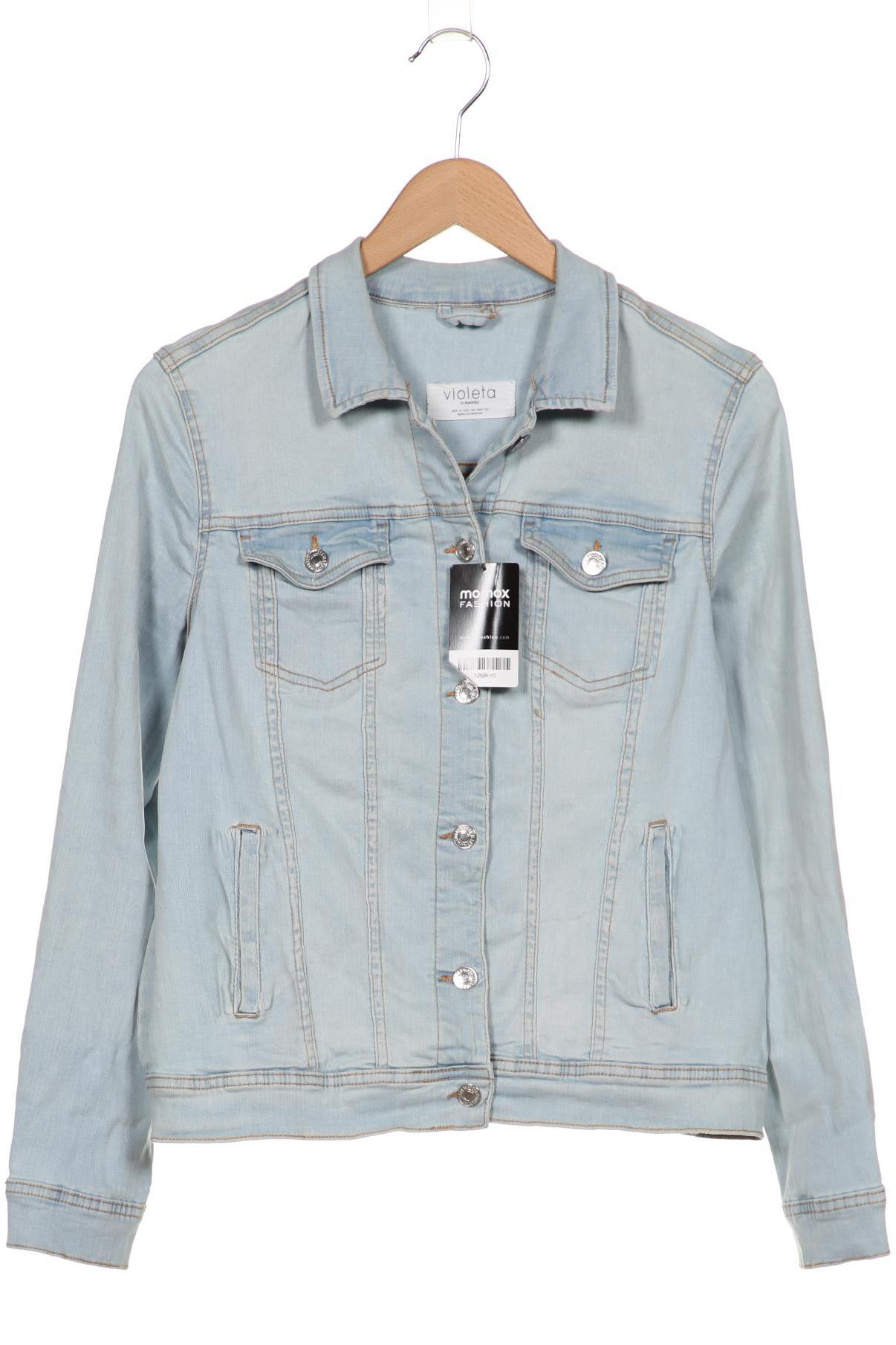 

violeta by Mango Damen Jacke, hellblau
