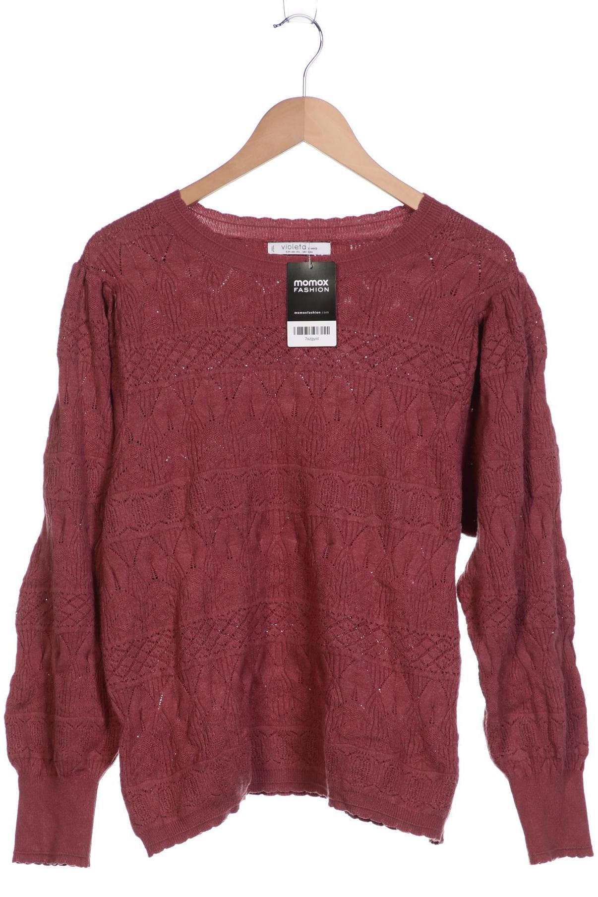 

violeta by Mango Damen Pullover, bordeaux, Gr. 42