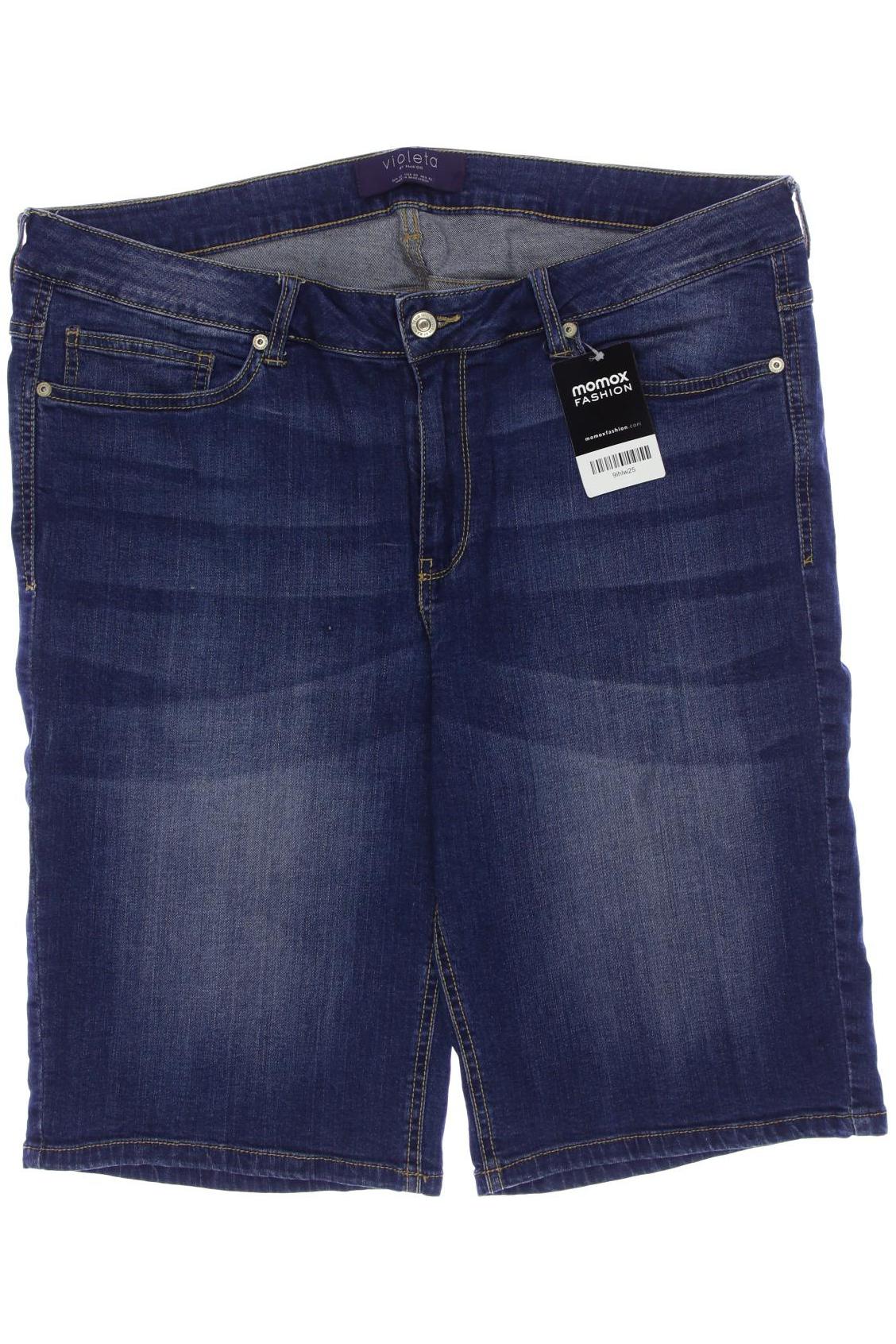 

violeta by Mango Damen Shorts, marineblau, Gr. 52