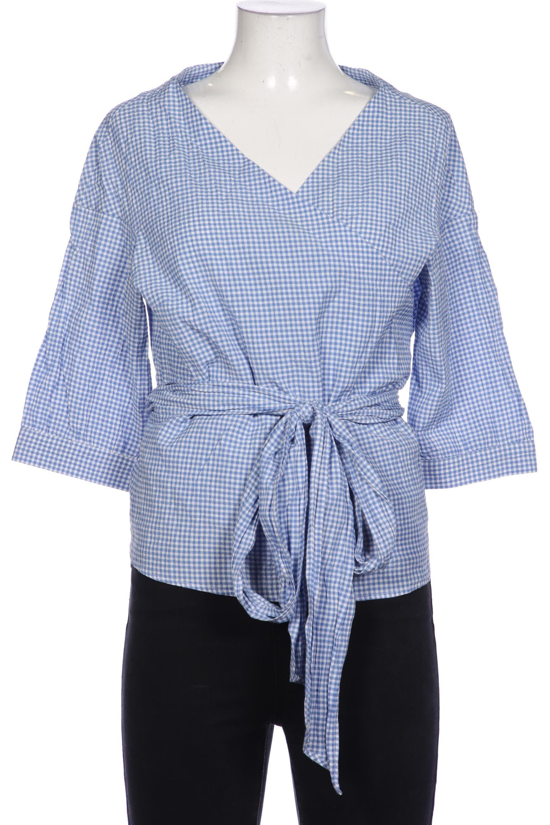 

violeta by Mango Damen Bluse, blau, Gr. 42