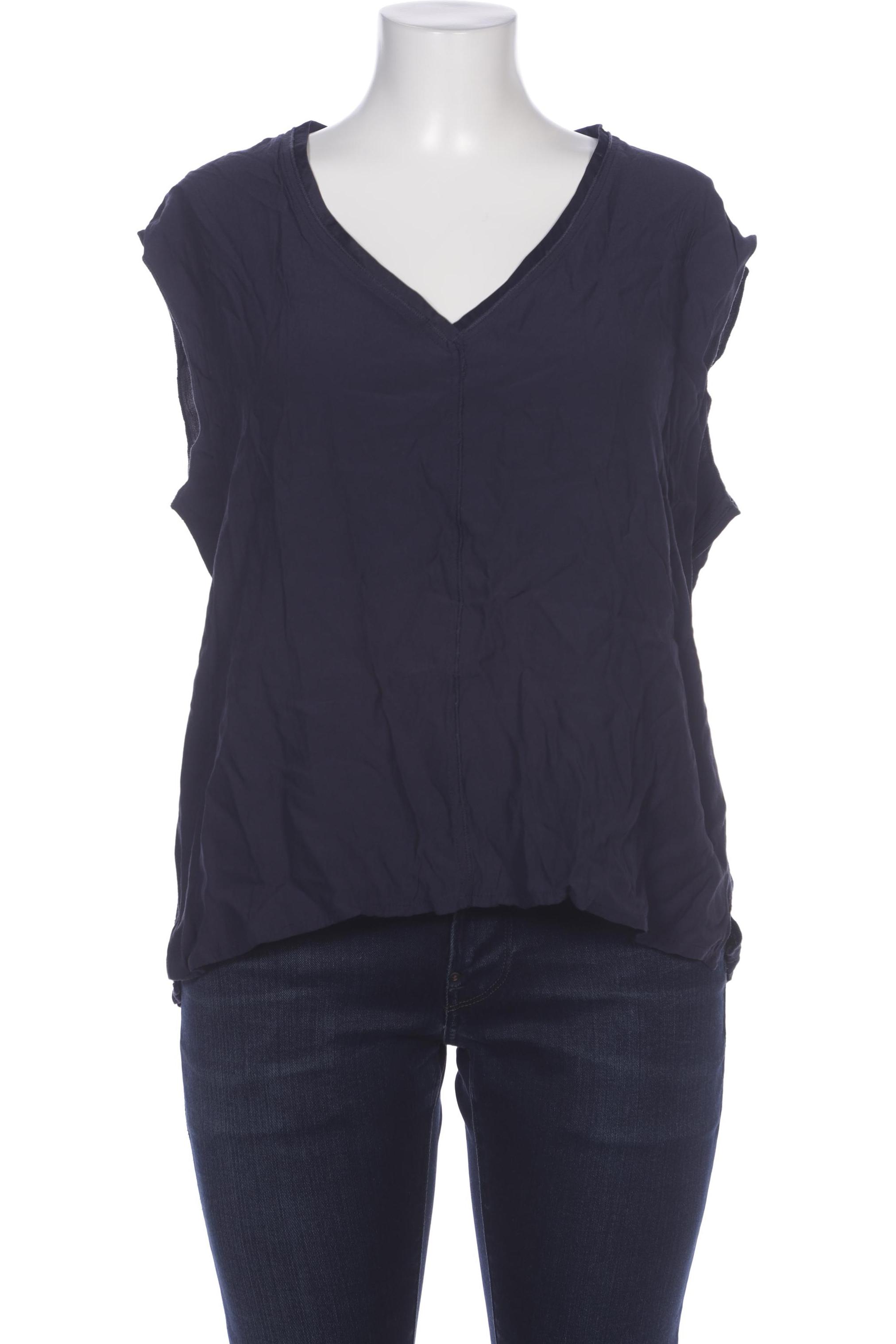 

violeta by Mango Damen Bluse, marineblau, Gr. 46