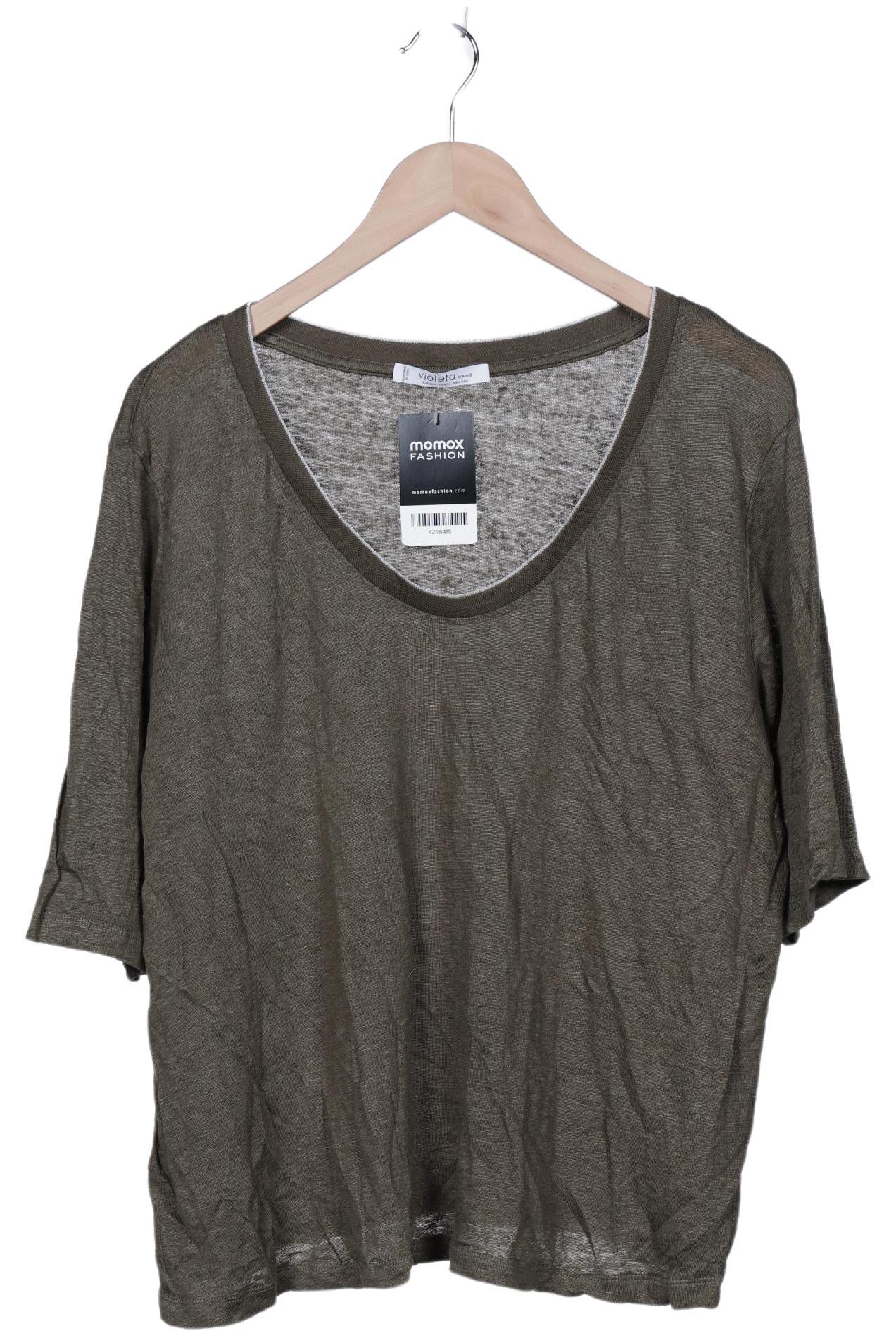 

violeta by Mango Damen T-Shirt, grün, Gr. 46