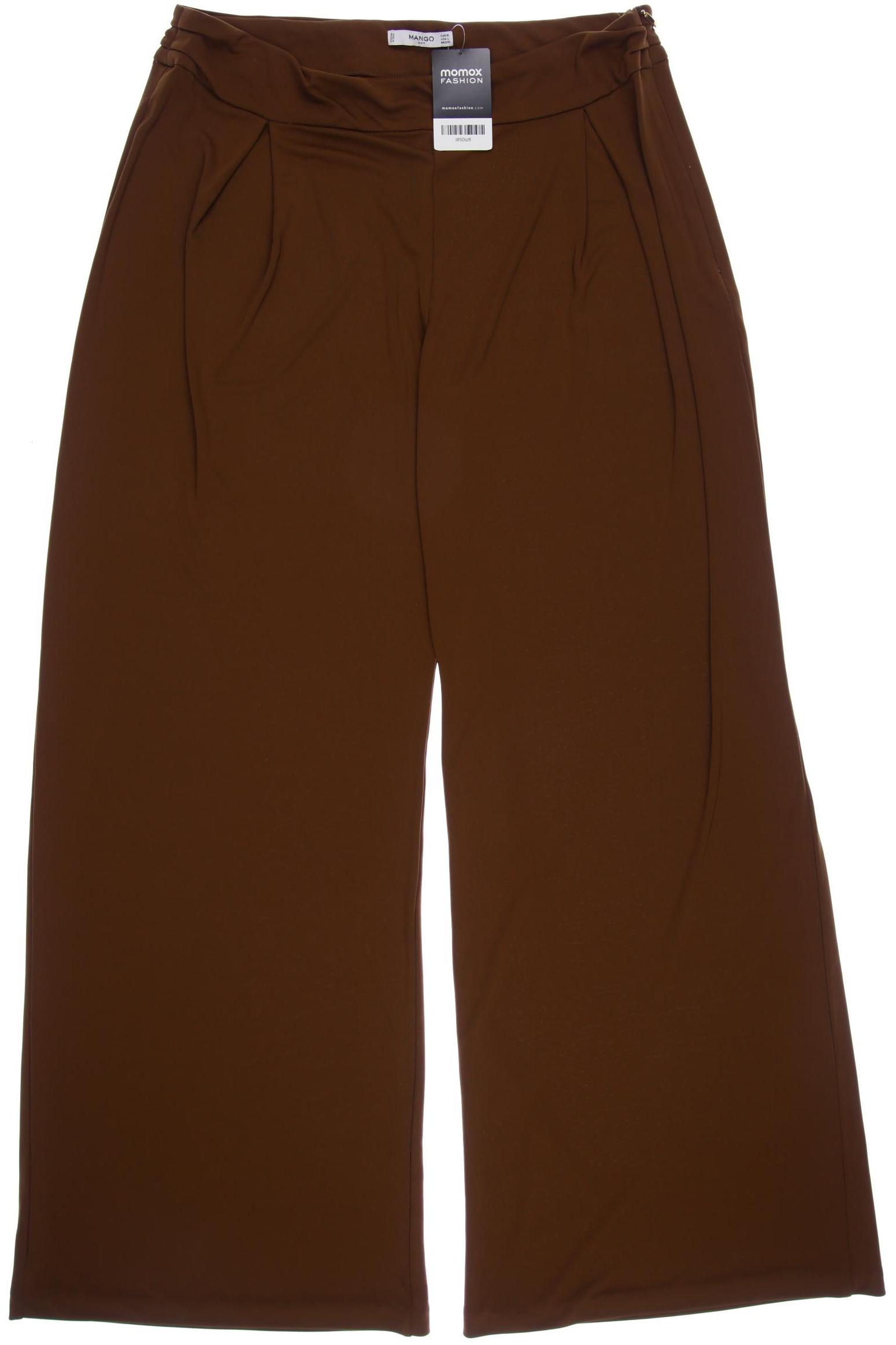 

violeta by Mango Damen Stoffhose, braun, Gr. 0