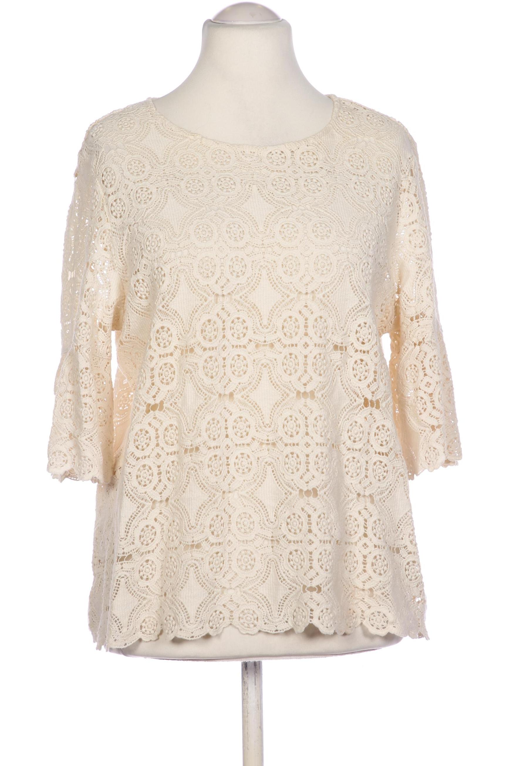 

violeta by Mango Damen Bluse, cremeweiß, Gr. 42