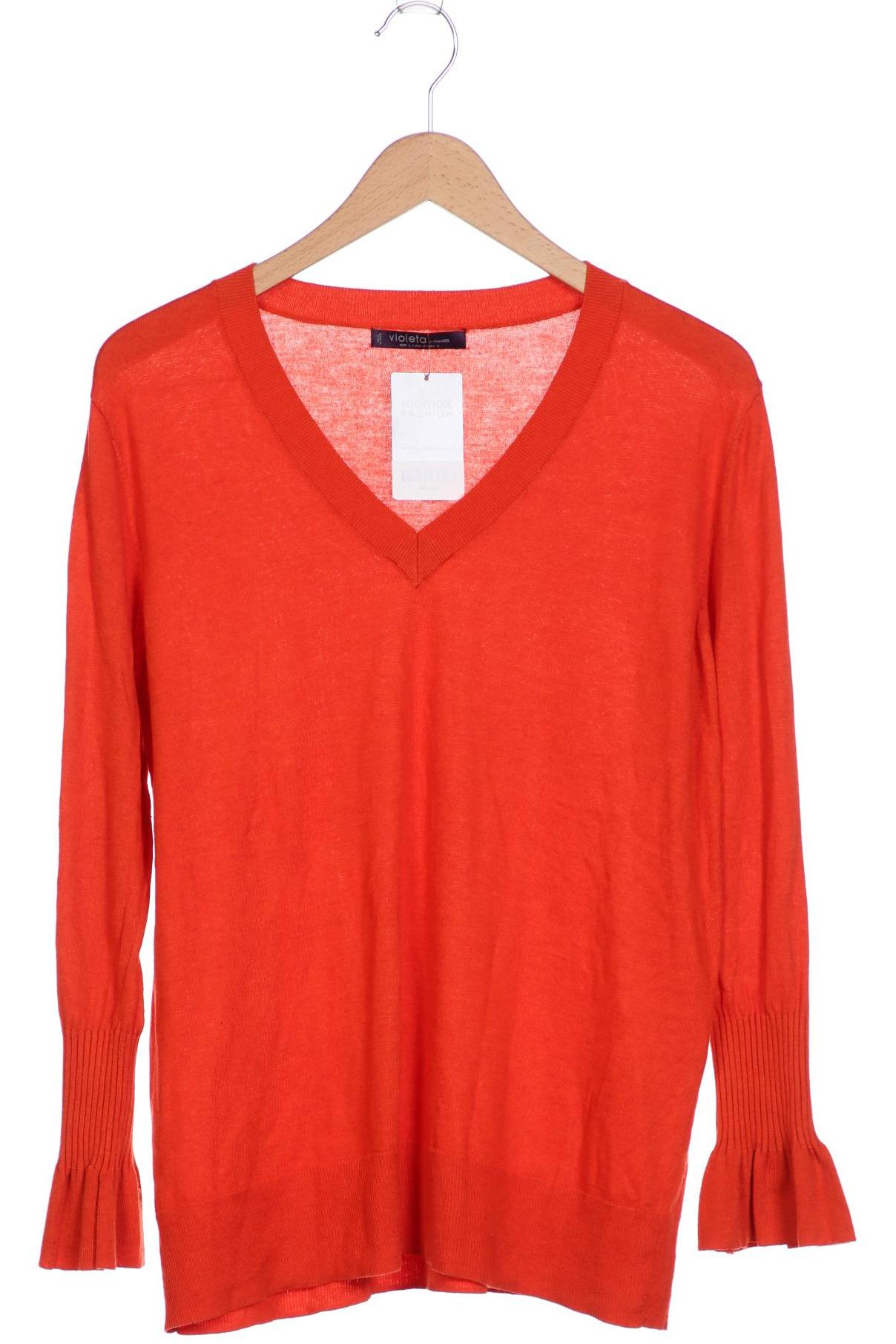 

violeta by Mango Damen Pullover, orange, Gr. 42