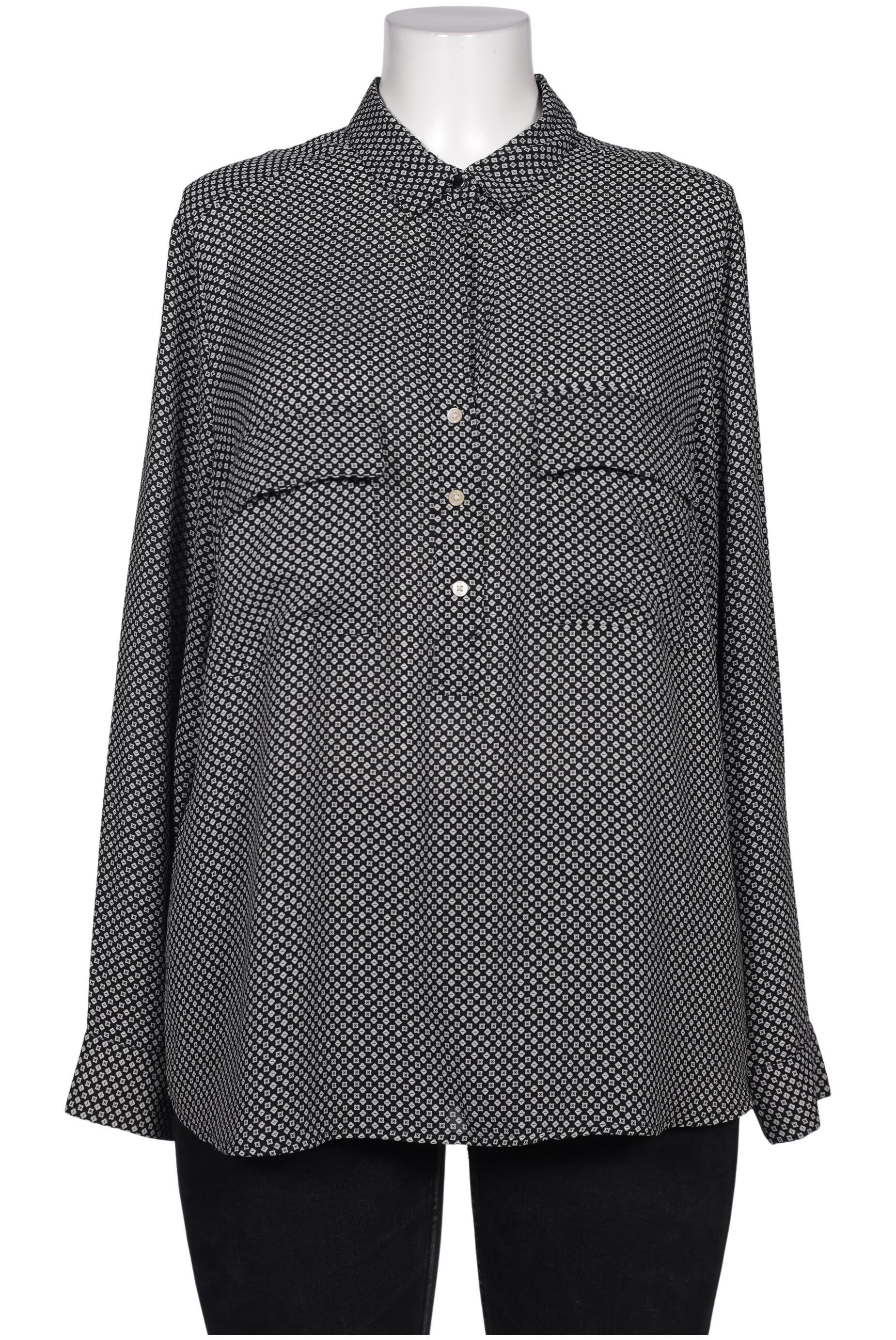 

violeta by Mango Damen Bluse, schwarz, Gr. 44