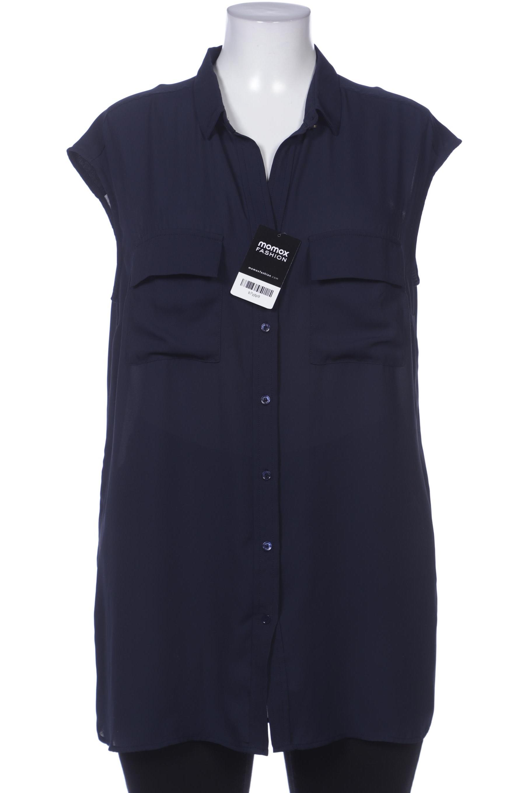 

violeta by Mango Damen Bluse, marineblau, Gr. 42