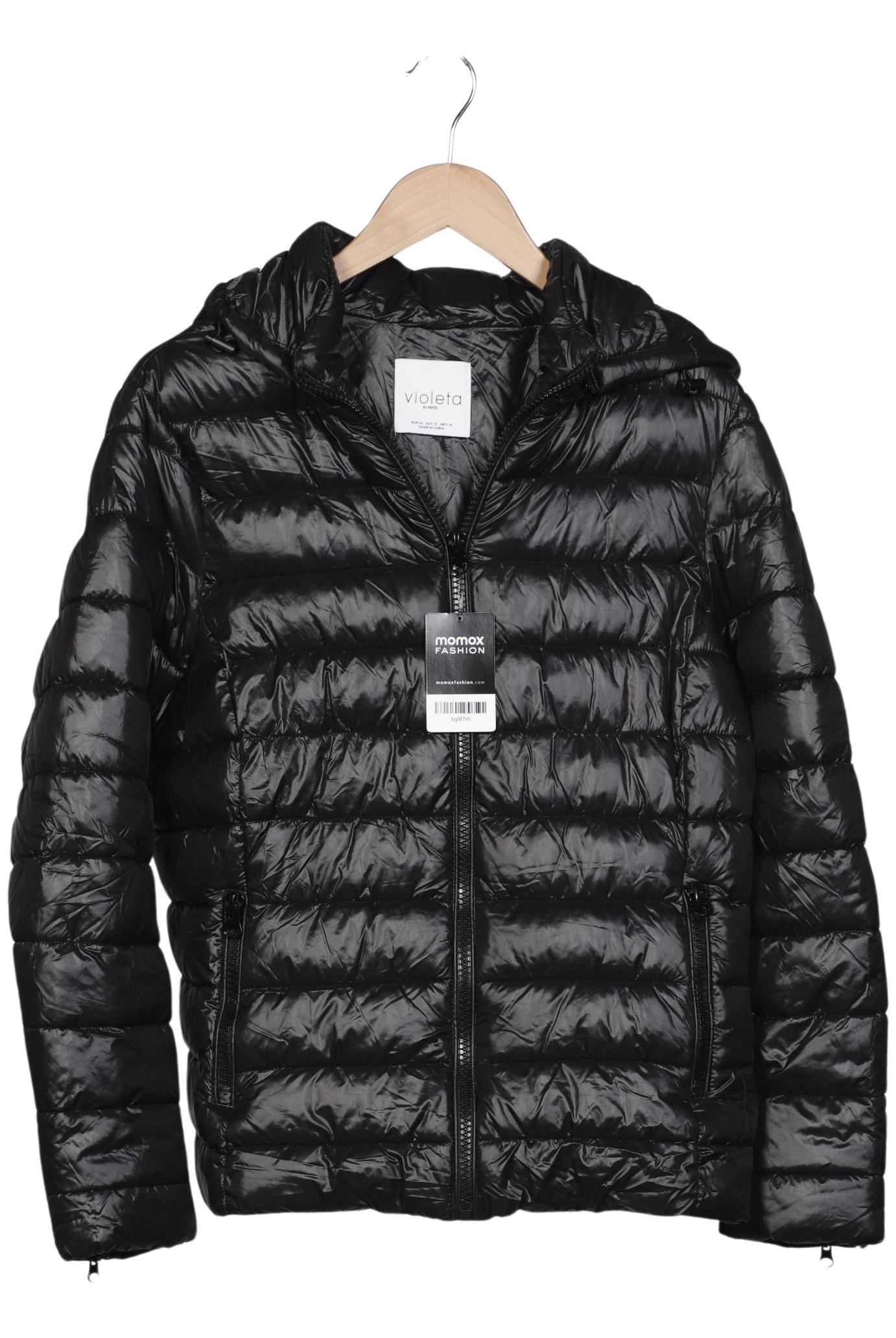 

violeta by Mango Damen Jacke, schwarz, Gr. 38