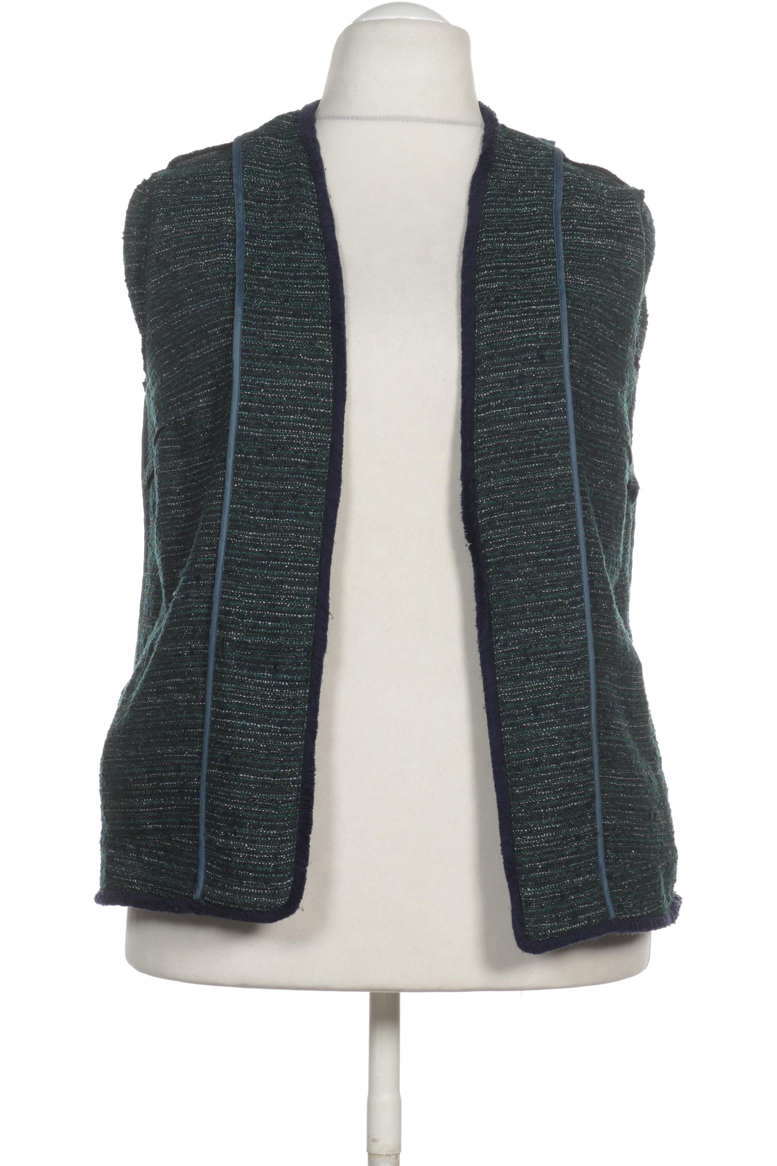 

violeta by Mango Damen Strickjacke, grün, Gr. 36