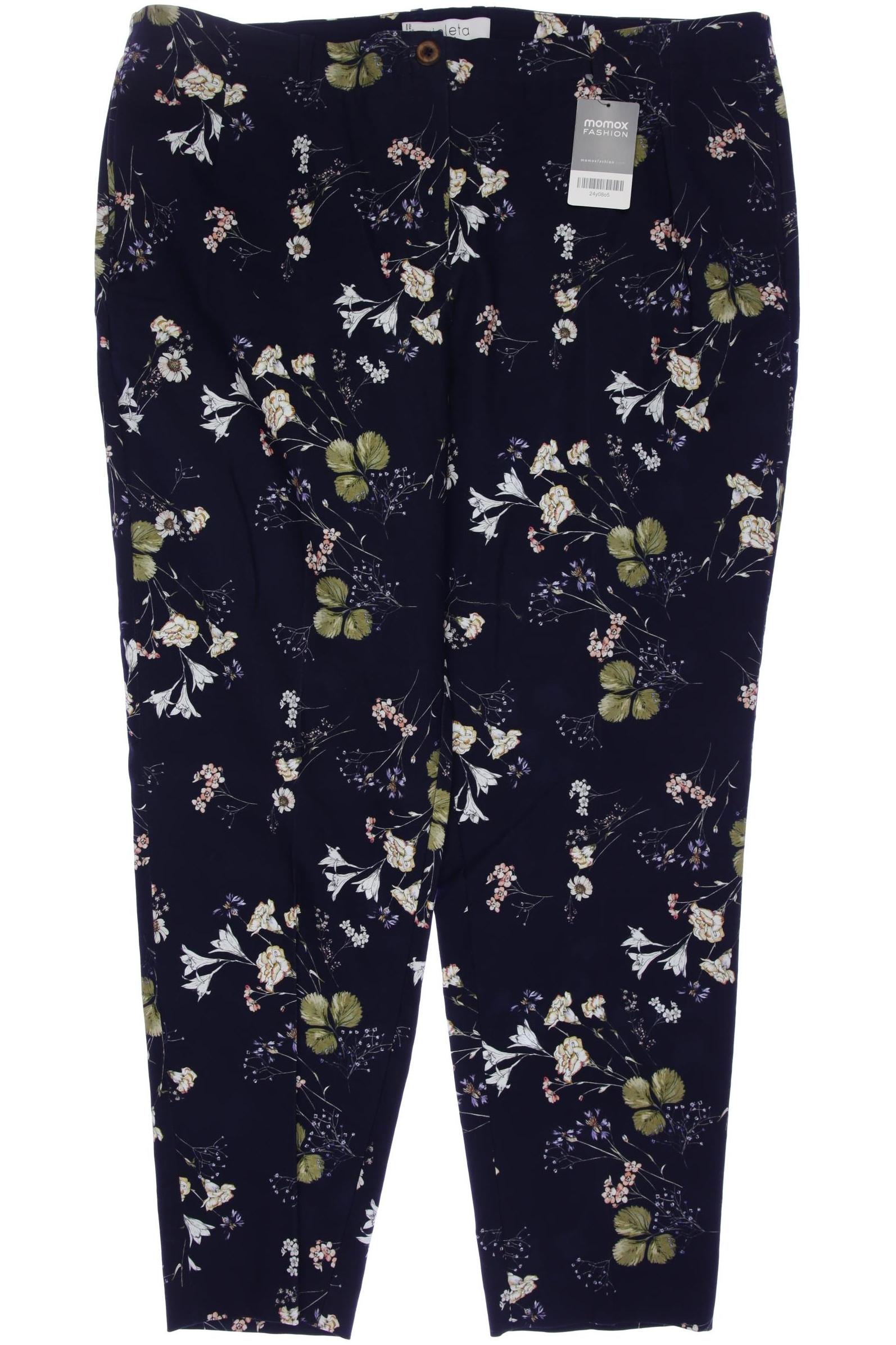 

violeta by Mango Damen Stoffhose, marineblau, Gr. 50