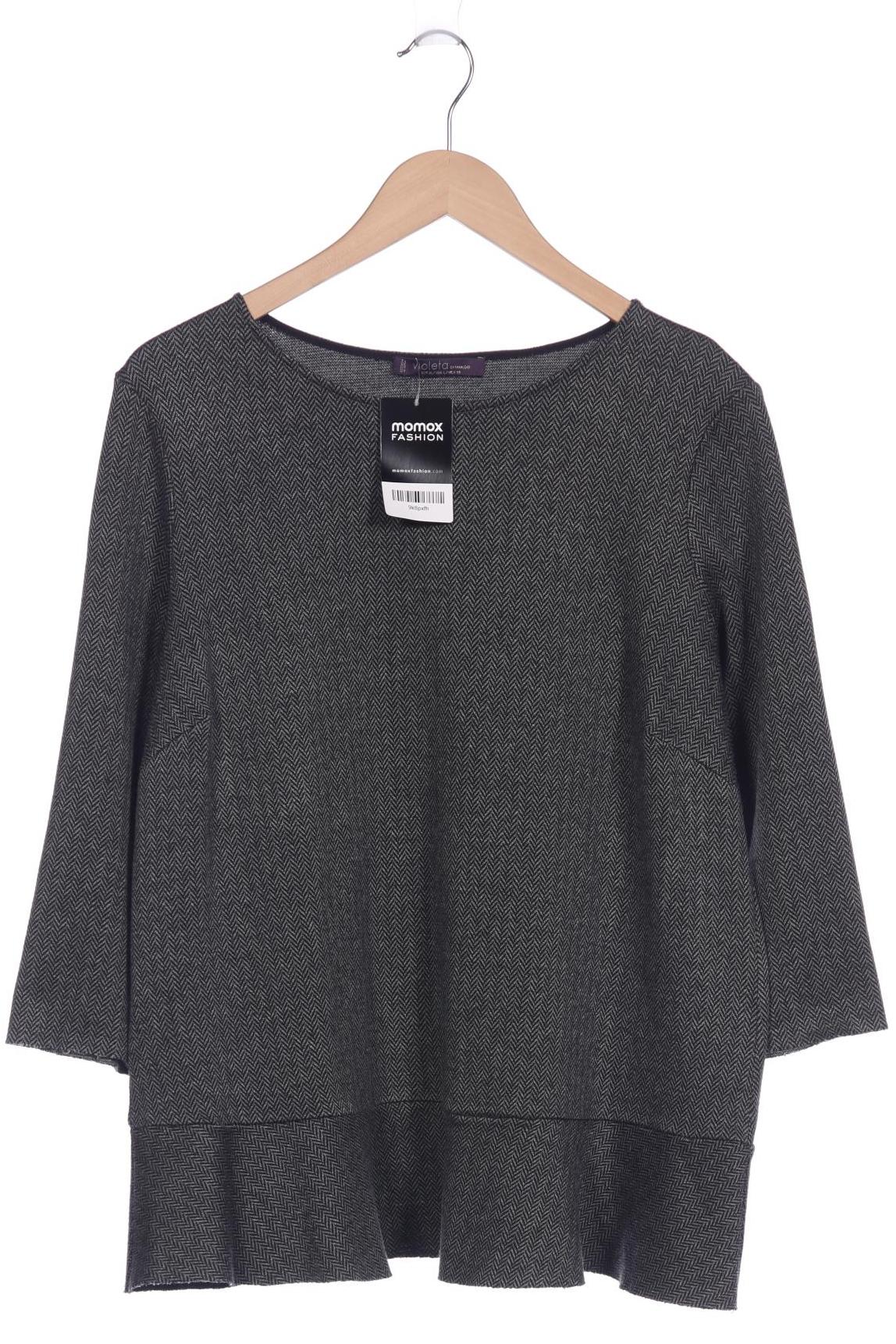 

violeta by Mango Damen Sweatshirt, grau, Gr. 44