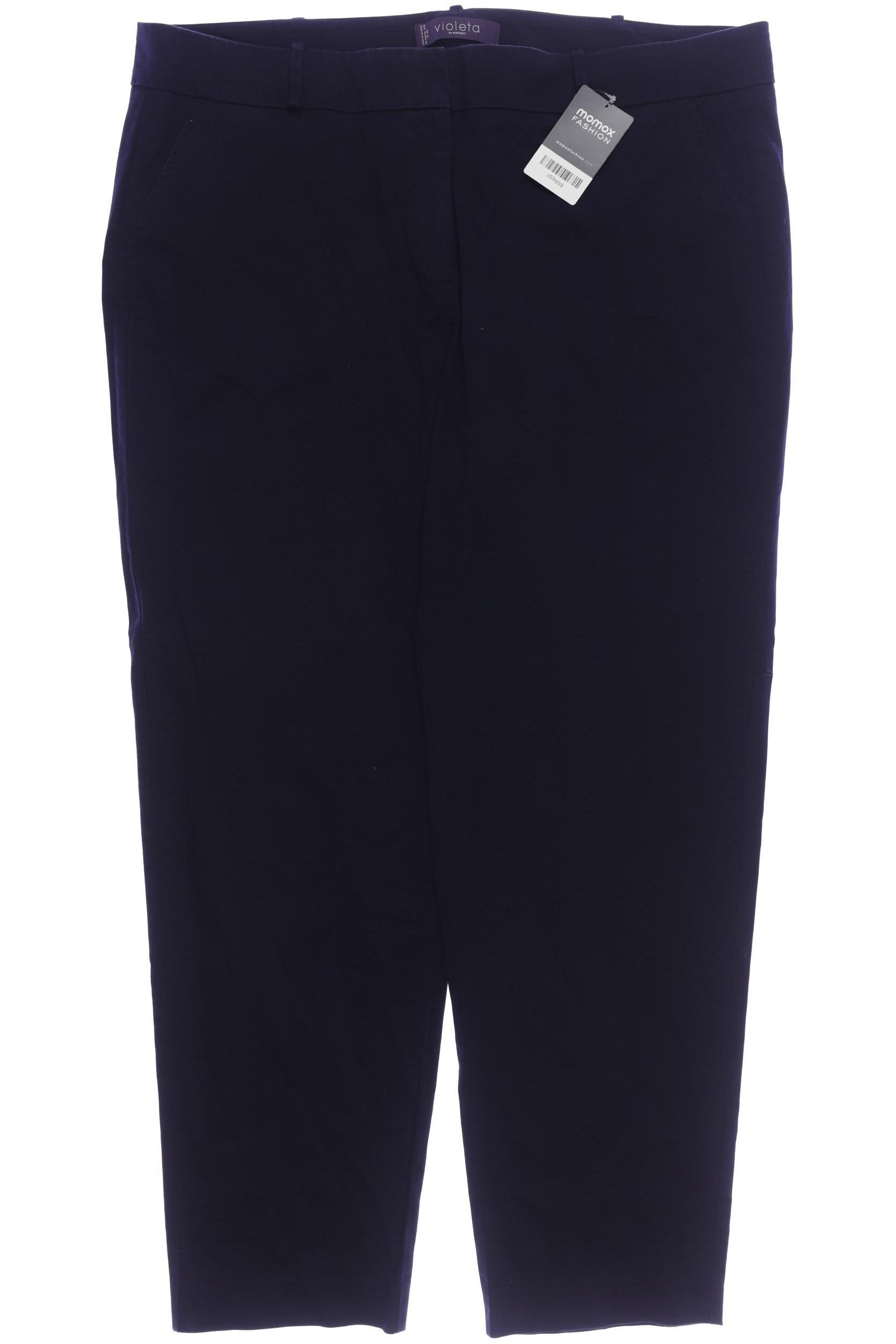 

violeta by Mango Damen Stoffhose, marineblau, Gr. 50