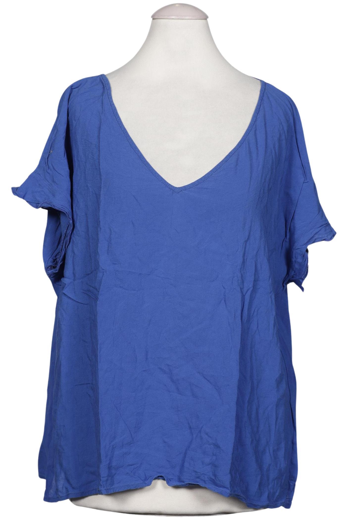 

violeta by Mango Damen Bluse, blau, Gr. 38