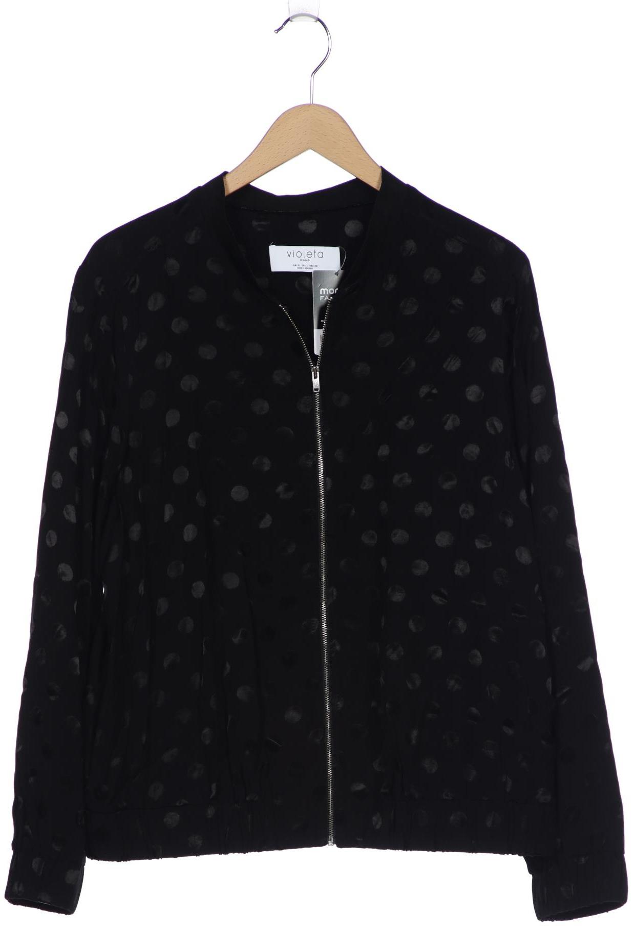 

violeta by Mango Damen Jacke, schwarz