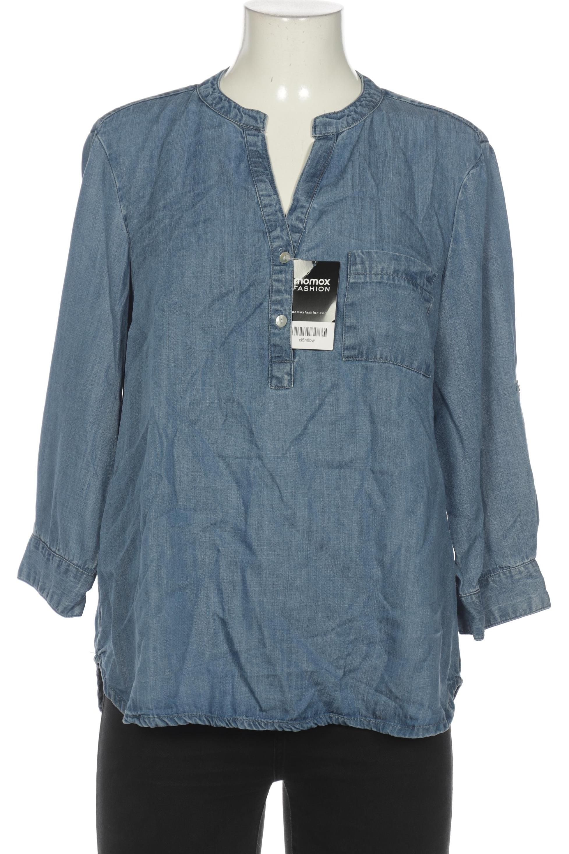 

violeta by Mango Damen Bluse, blau, Gr. 38