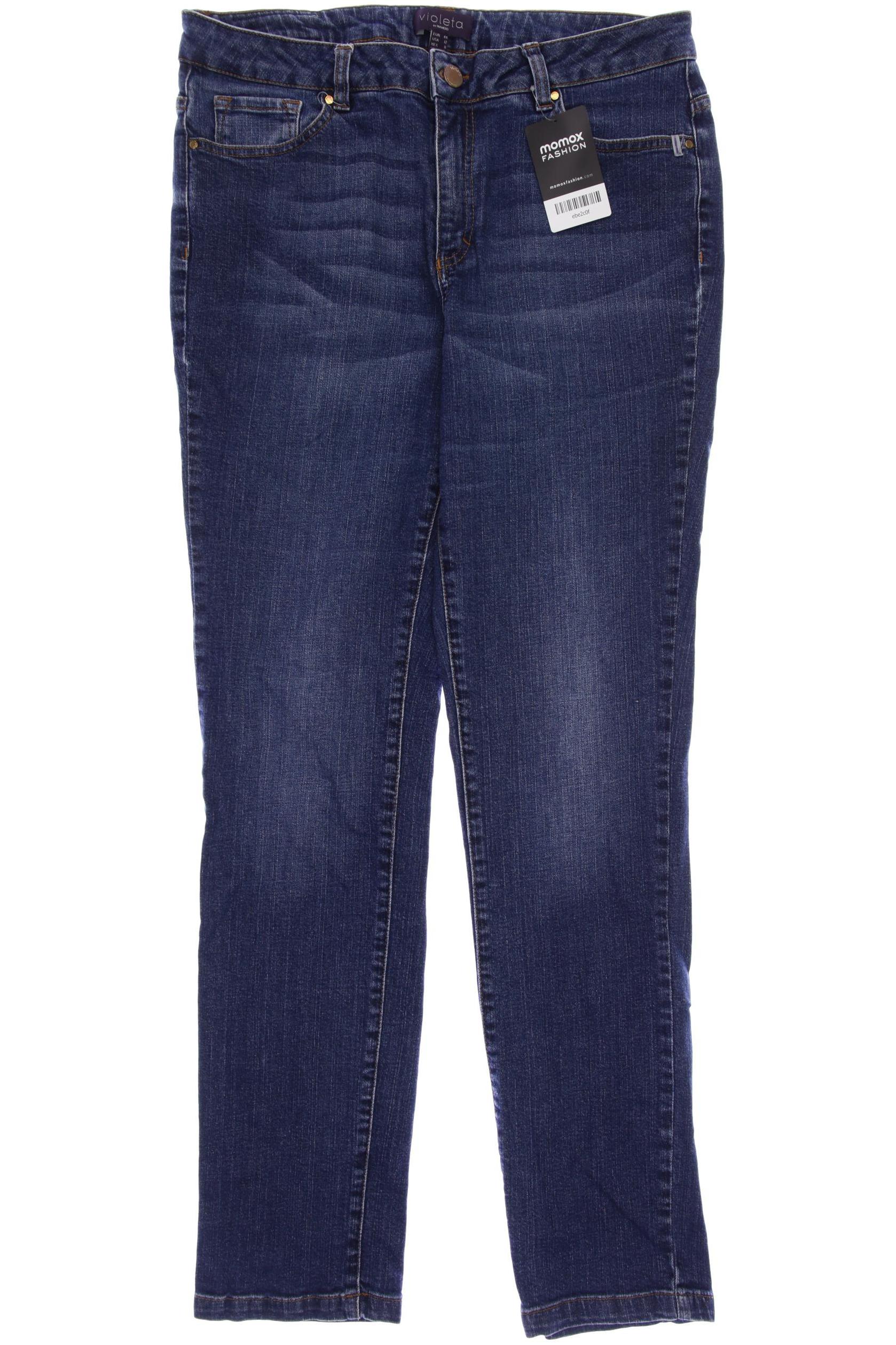 

violeta by Mango Damen Jeans, marineblau, Gr. 44