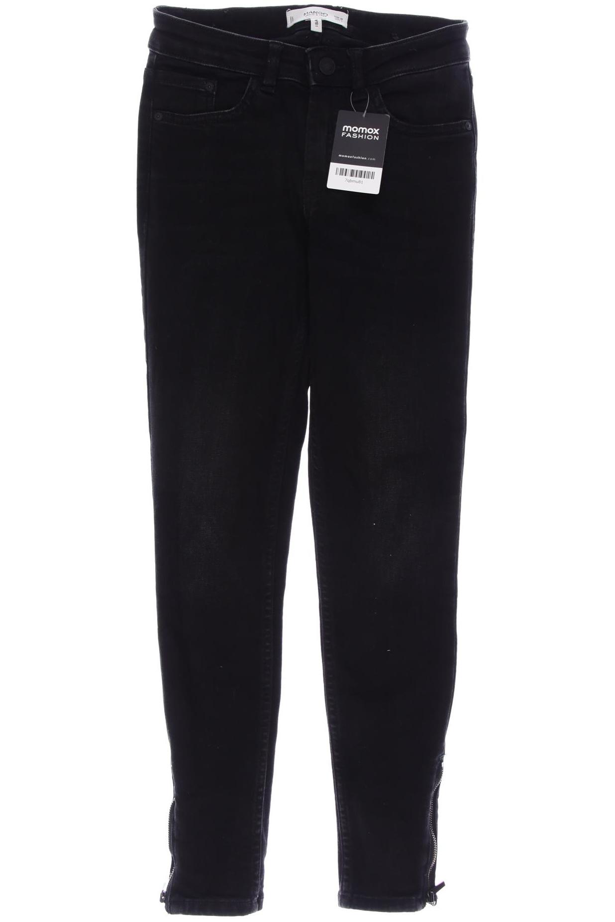 

violeta by Mango Damen Jeans, schwarz, Gr. 32