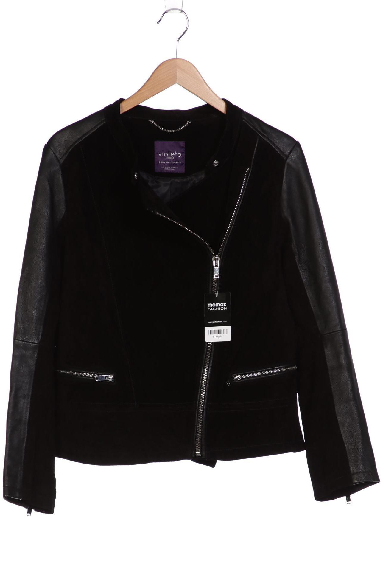 

violeta by Mango Damen Jacke, schwarz, Gr. 42