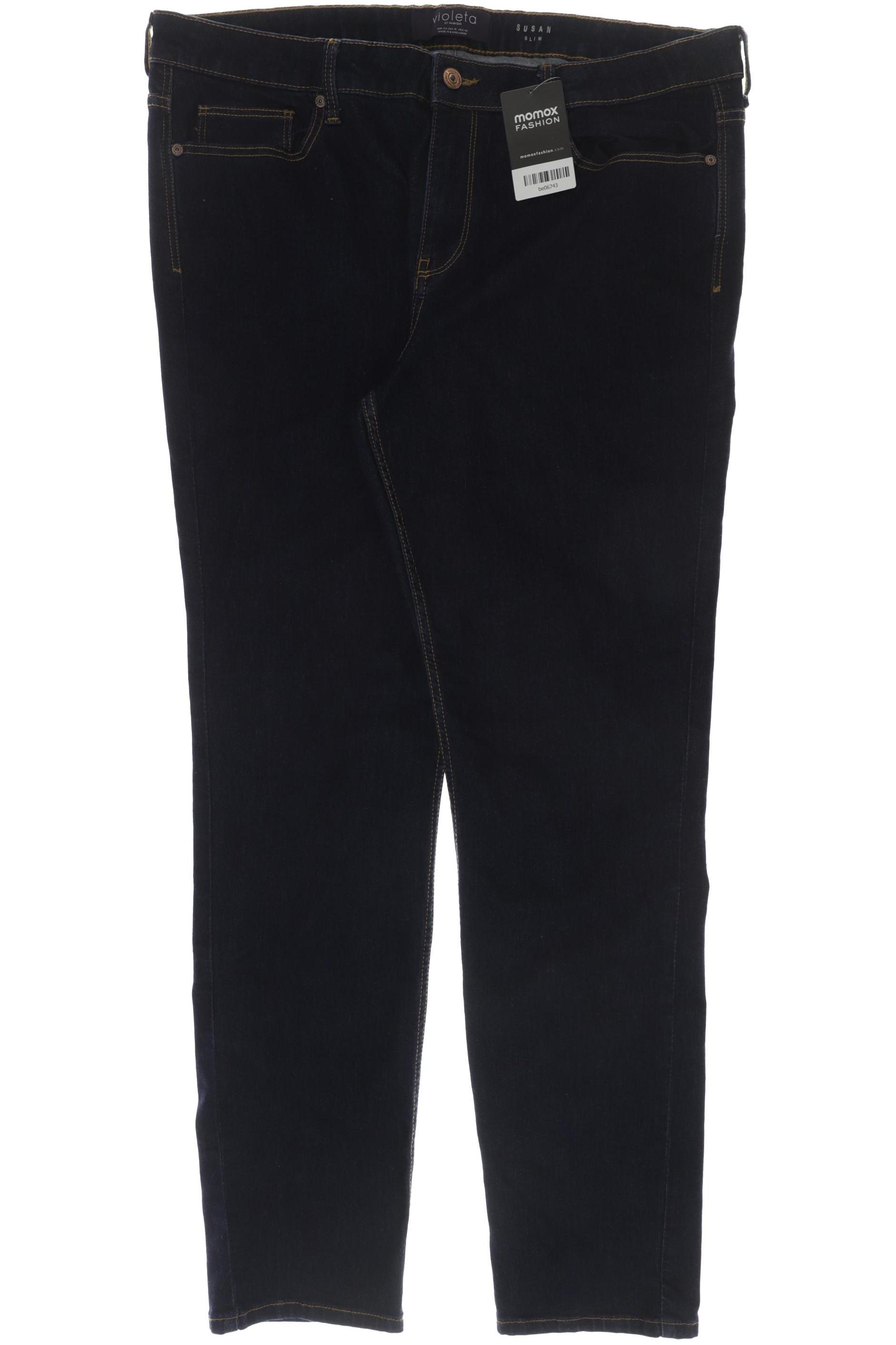 

violeta by Mango Damen Jeans, blau, Gr. 50
