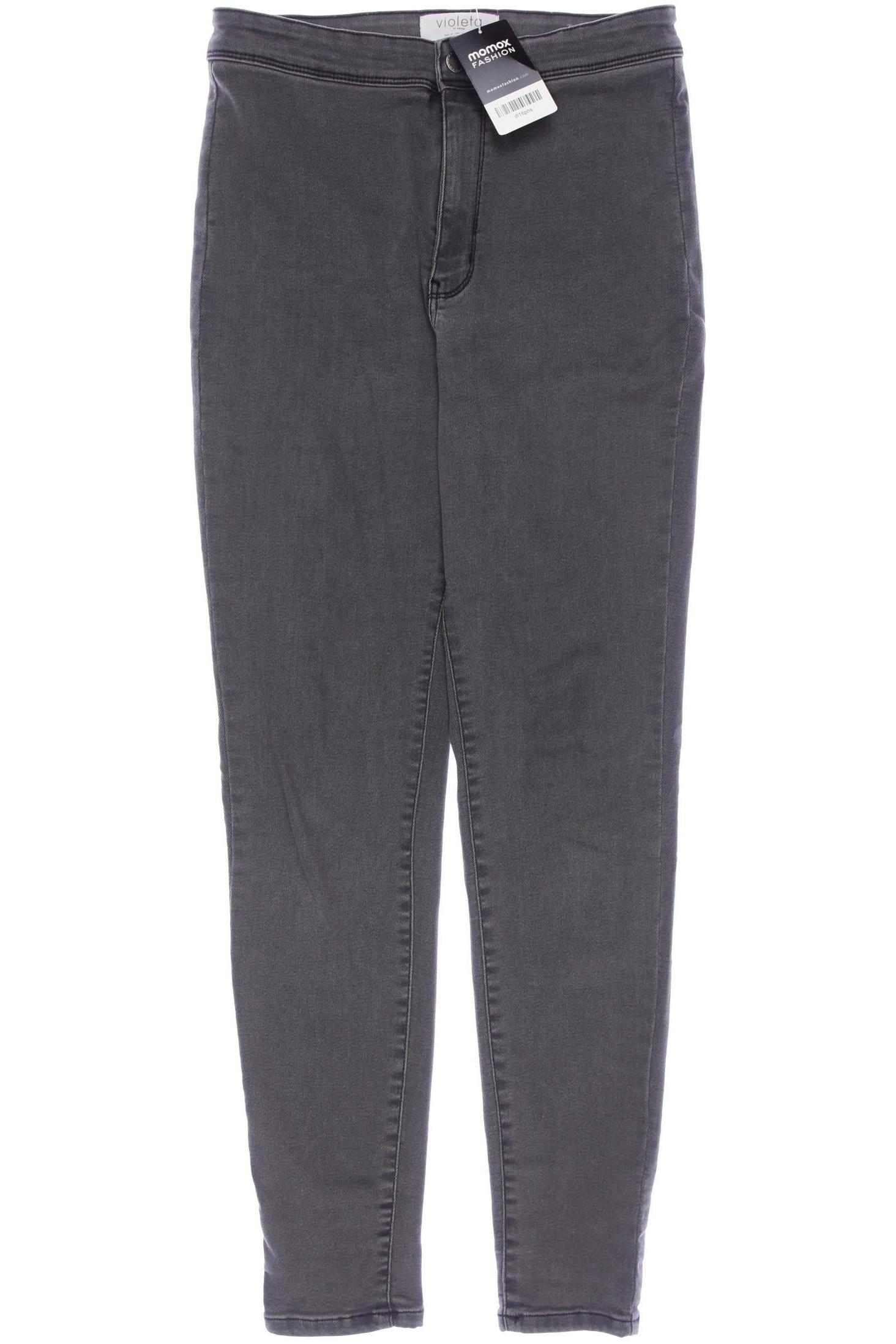 

violeta by Mango Damen Jeans, grau, Gr. 42