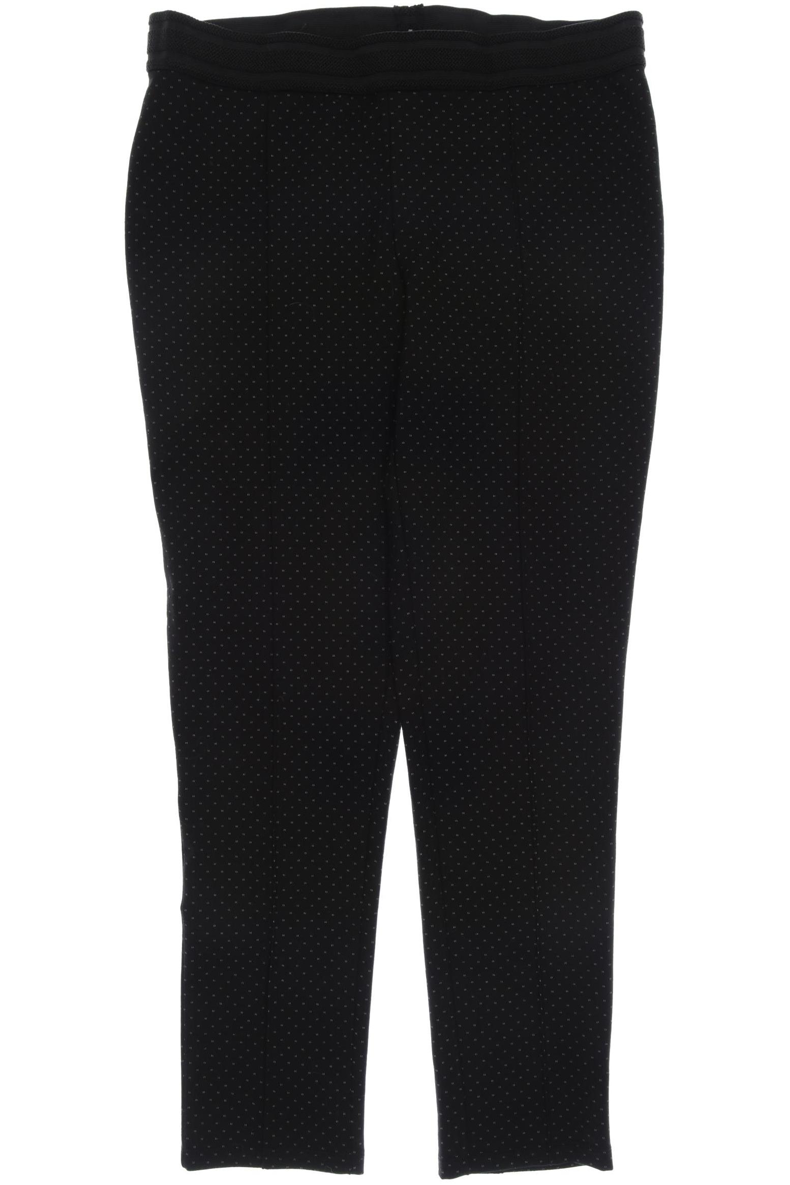 

violeta by Mango Damen Stoffhose, schwarz, Gr. 0