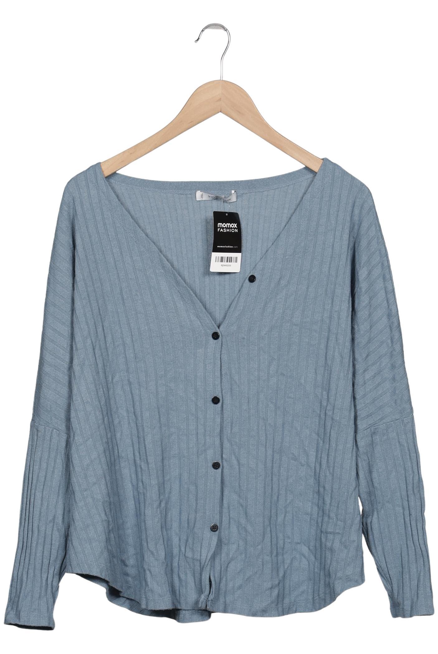 

violeta by Mango Damen Strickjacke, hellblau, Gr. 46