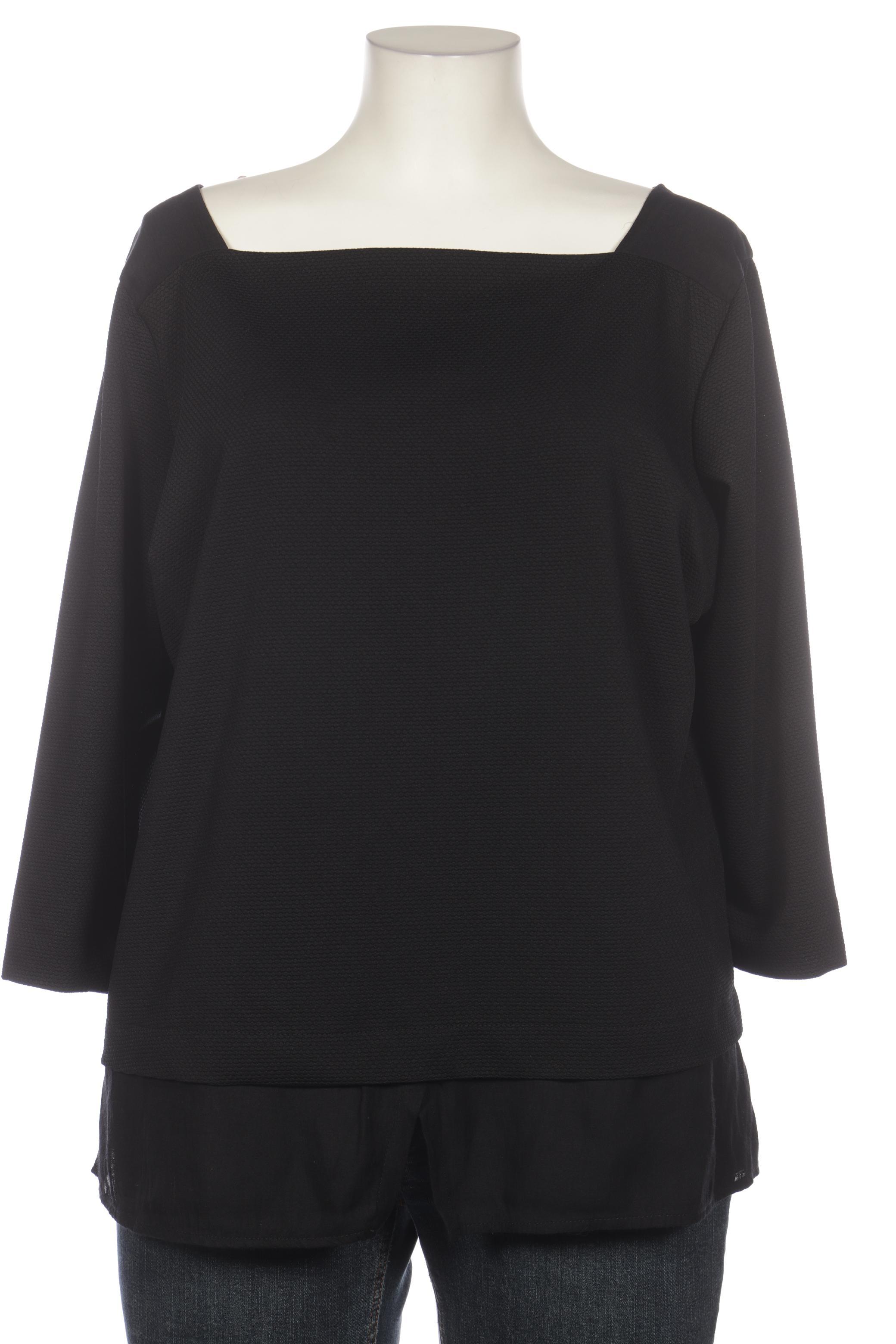 

violeta by Mango Damen Bluse, schwarz, Gr. 44