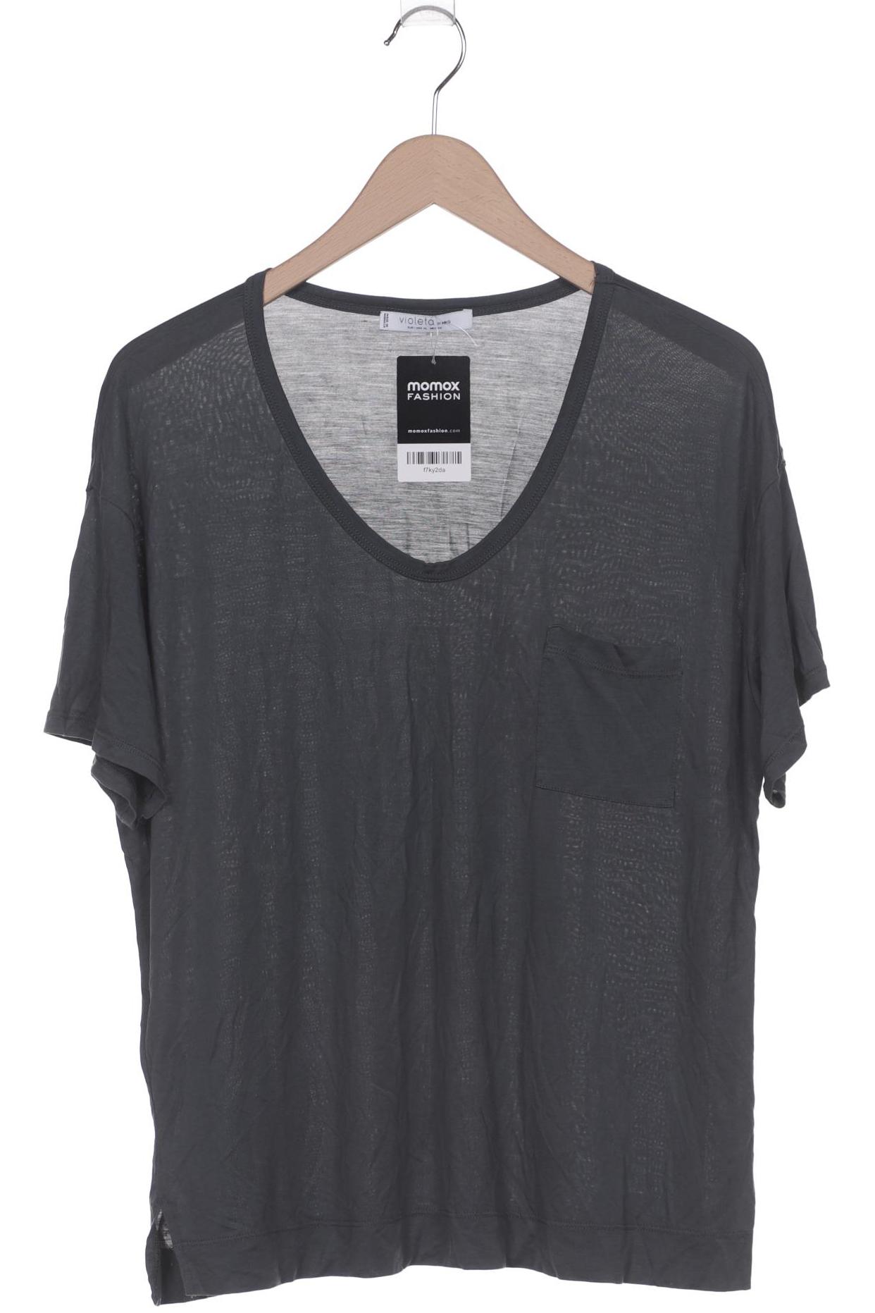 

violeta by Mango Damen T-Shirt, grün, Gr. 44