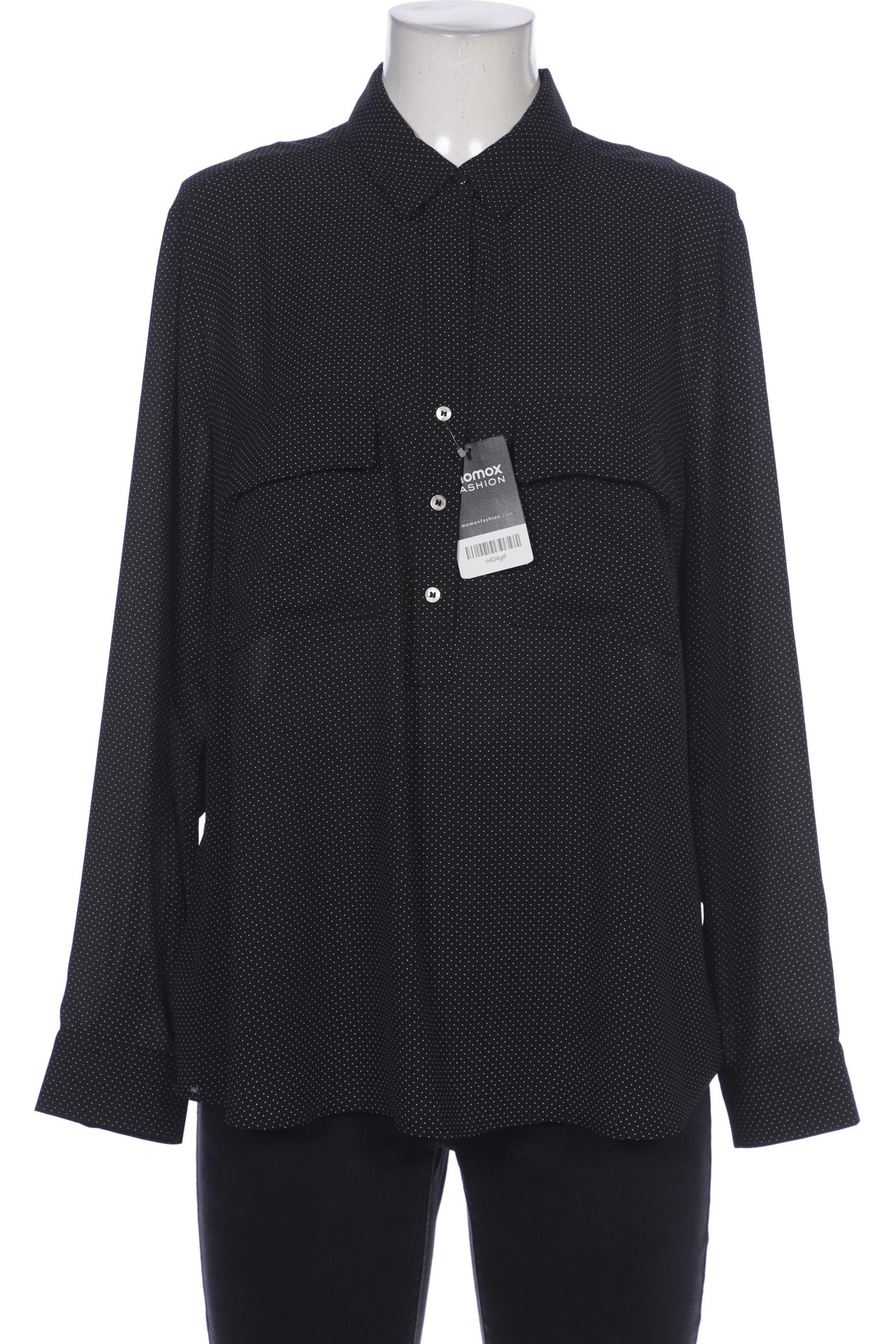 

violeta by Mango Damen Bluse, schwarz, Gr. 42