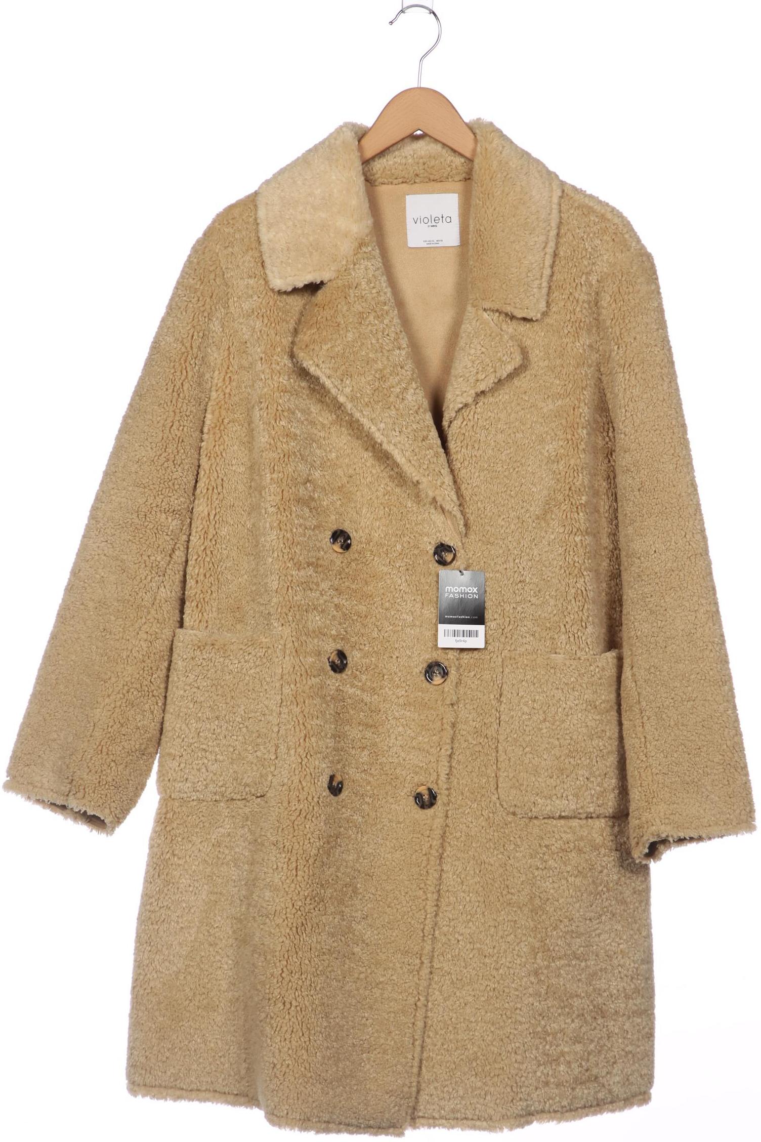 

violeta by Mango Damen Mantel, beige, Gr. 44