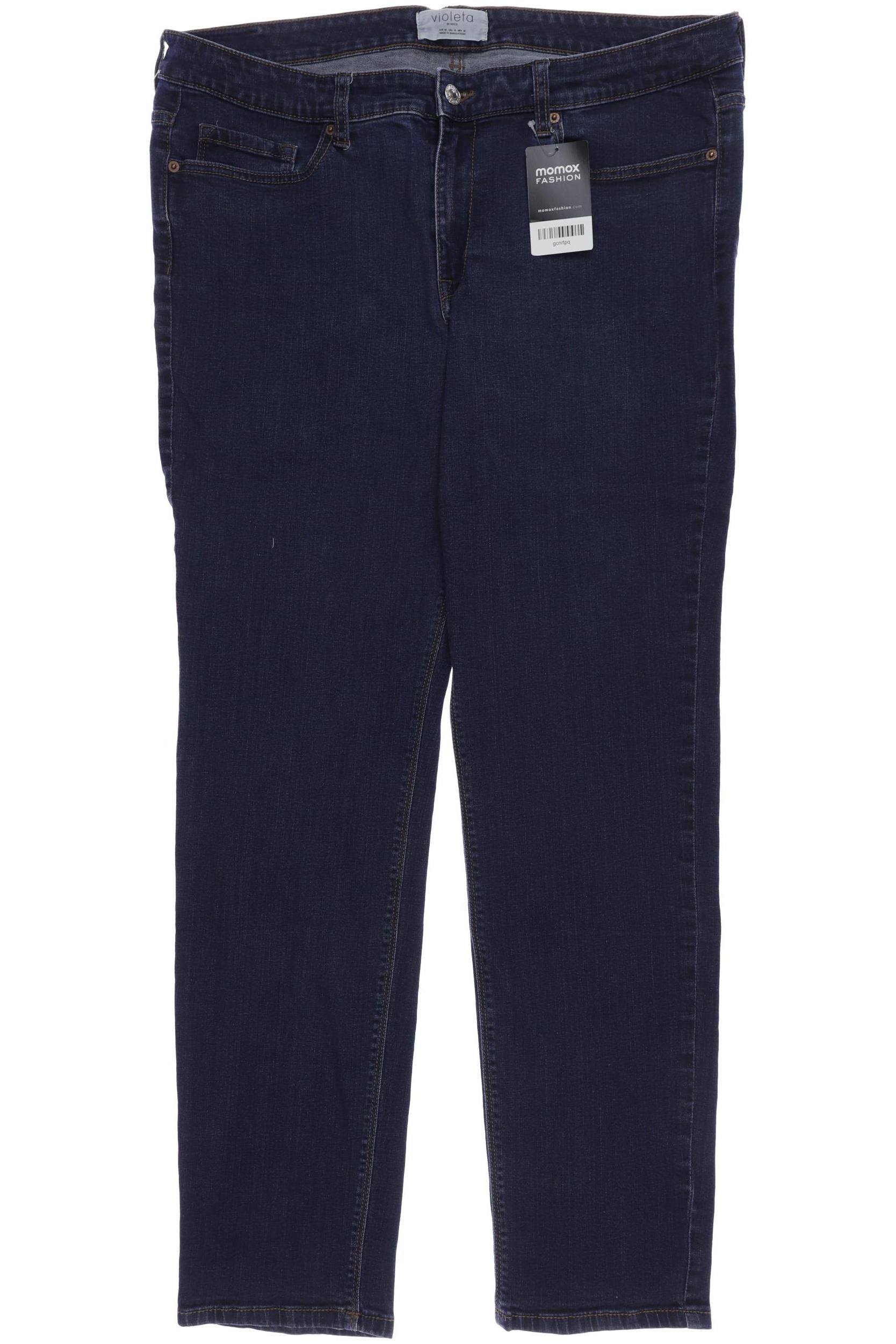 

violeta by Mango Damen Jeans, marineblau, Gr. 50