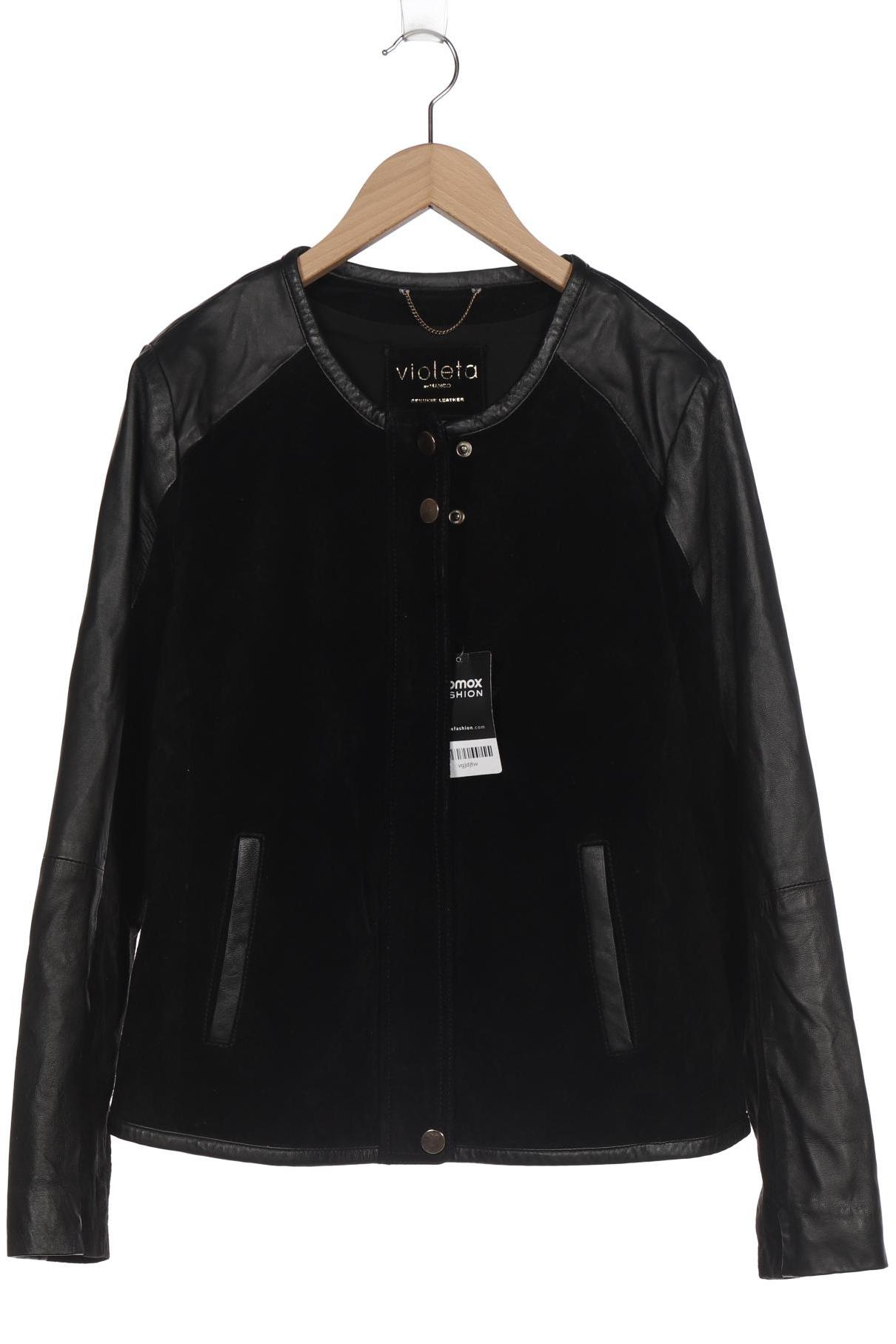 

violeta by Mango Damen Jacke, schwarz, Gr. 38
