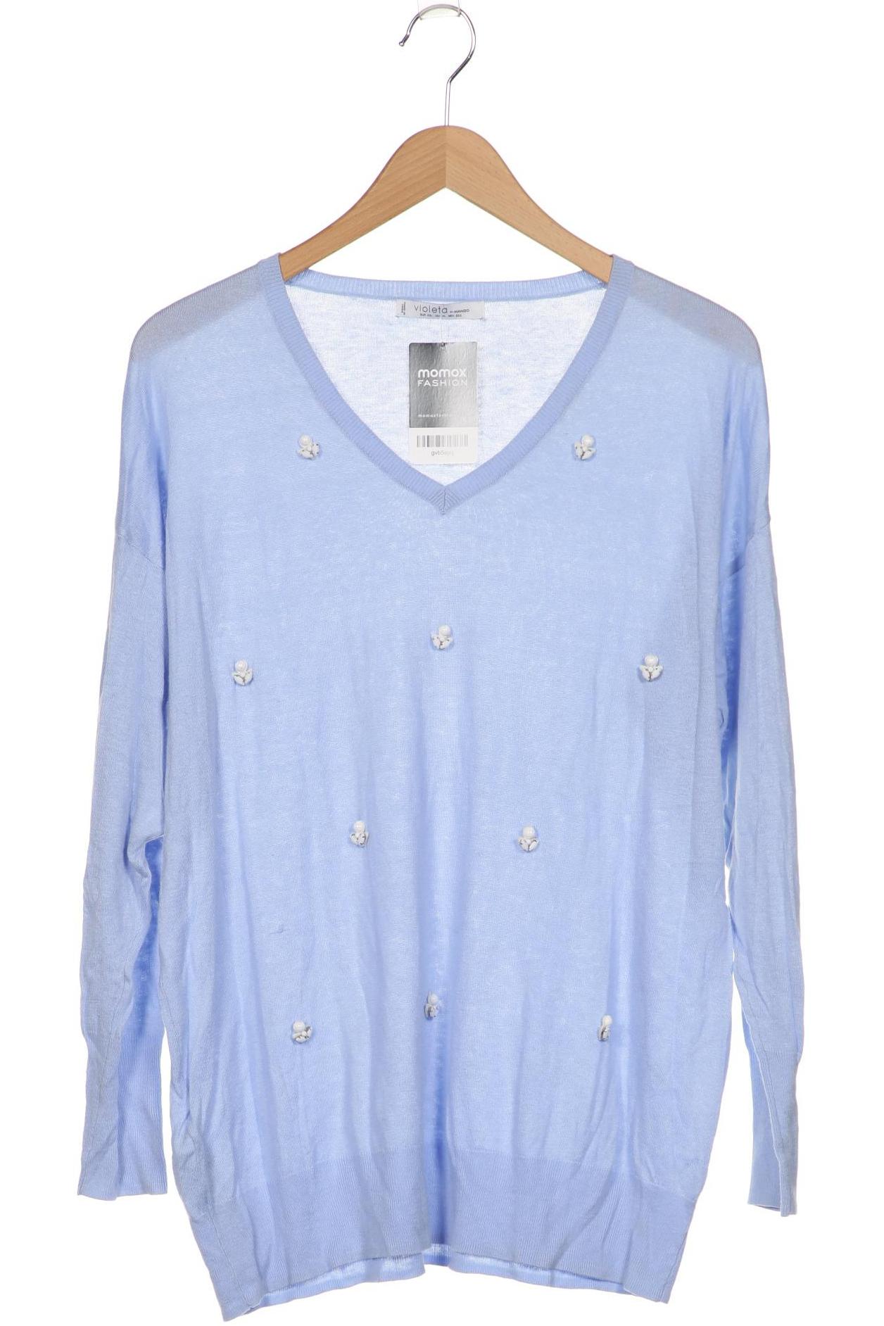 

violeta by Mango Damen Pullover, hellblau