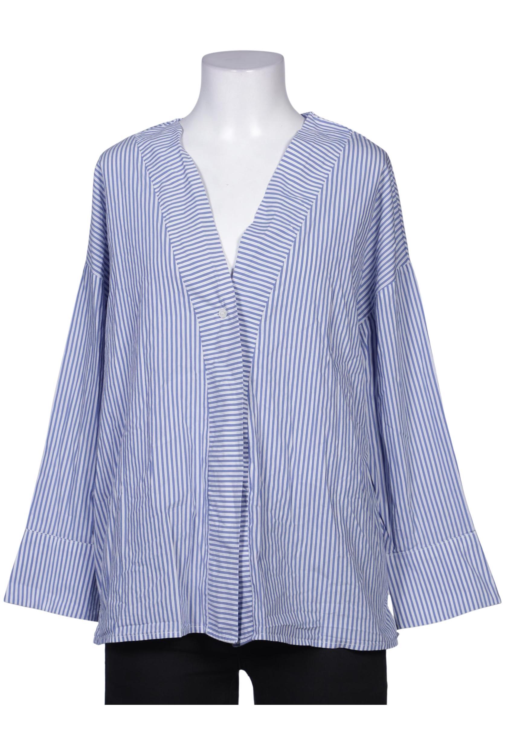 

violeta by Mango Damen Bluse, blau, Gr. 36