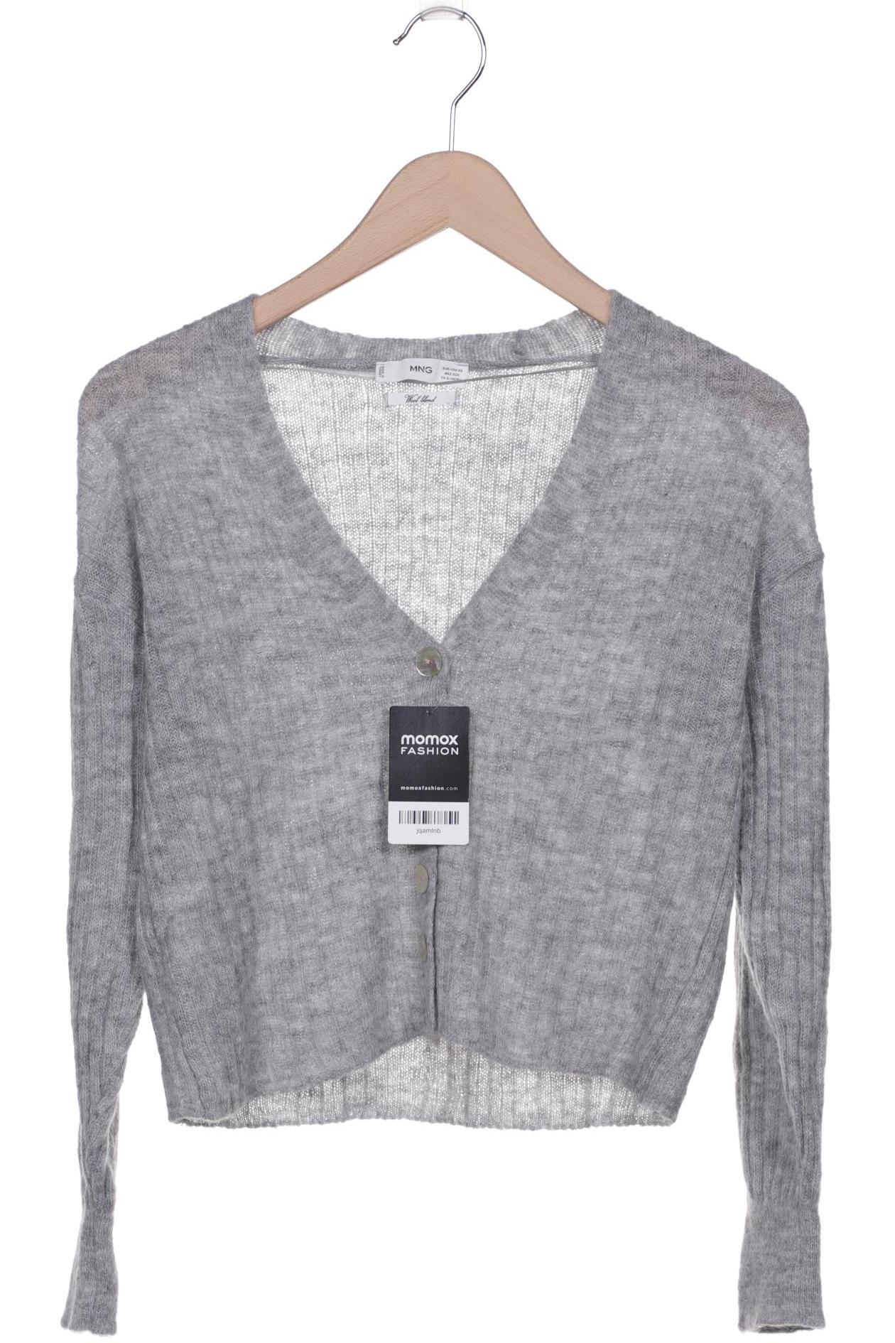 

violeta by Mango Damen Strickjacke, grau, Gr. 34