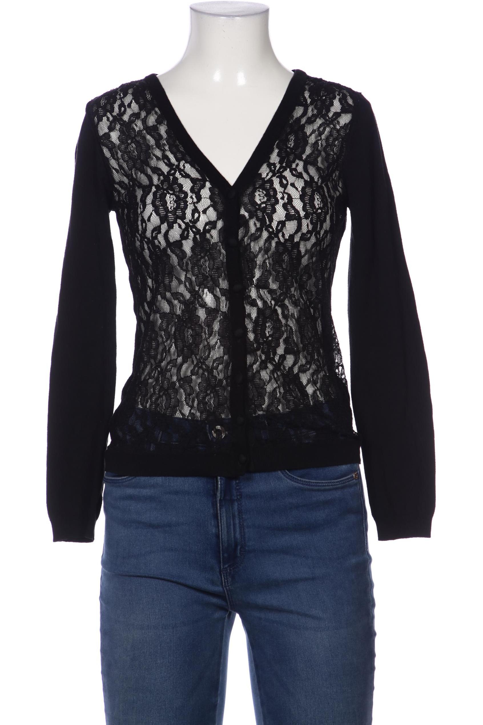 

violeta by Mango Damen Strickjacke, schwarz