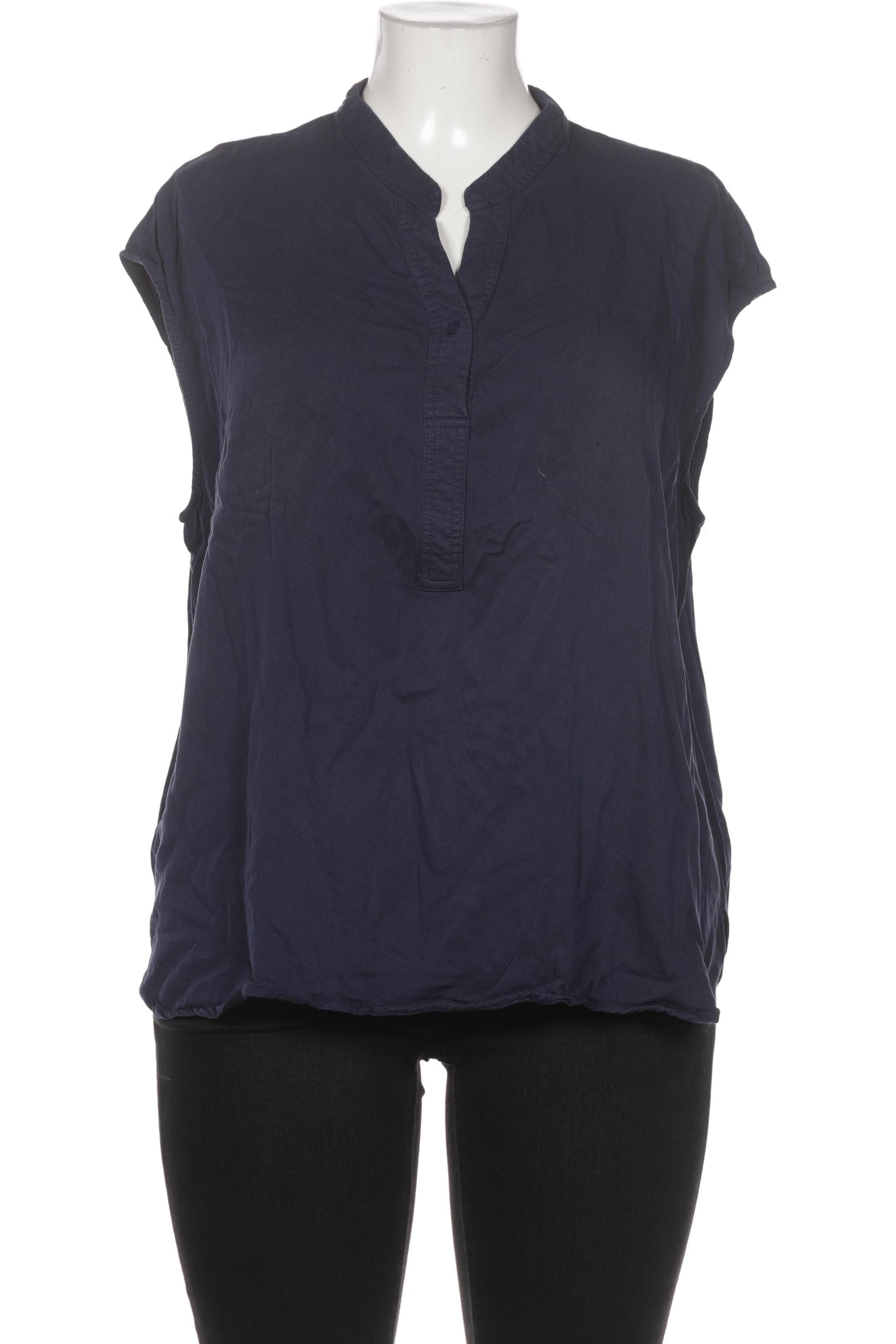 

violeta by Mango Damen Bluse, marineblau, Gr. 46