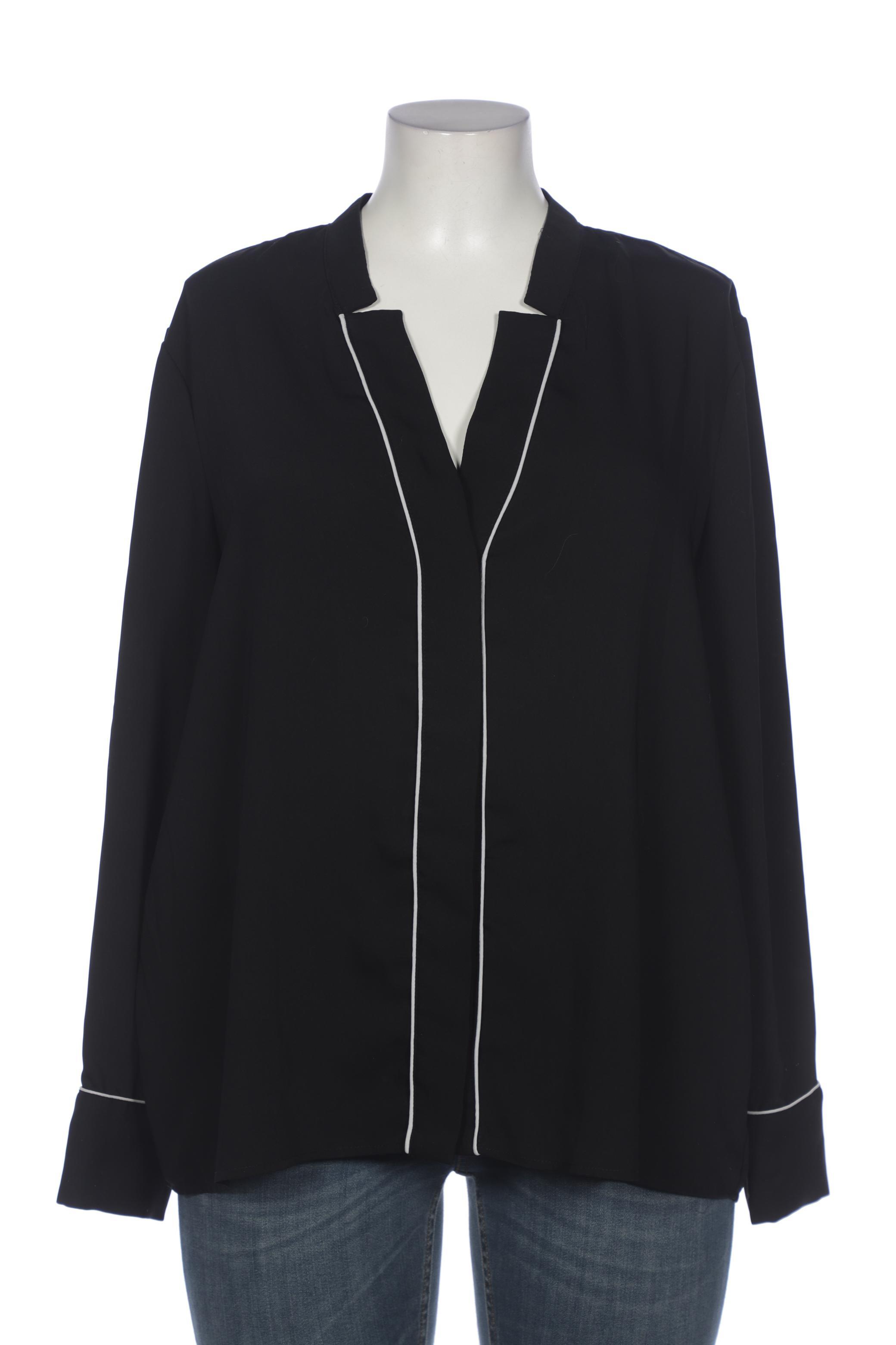 

violeta by Mango Damen Bluse, schwarz, Gr. 44