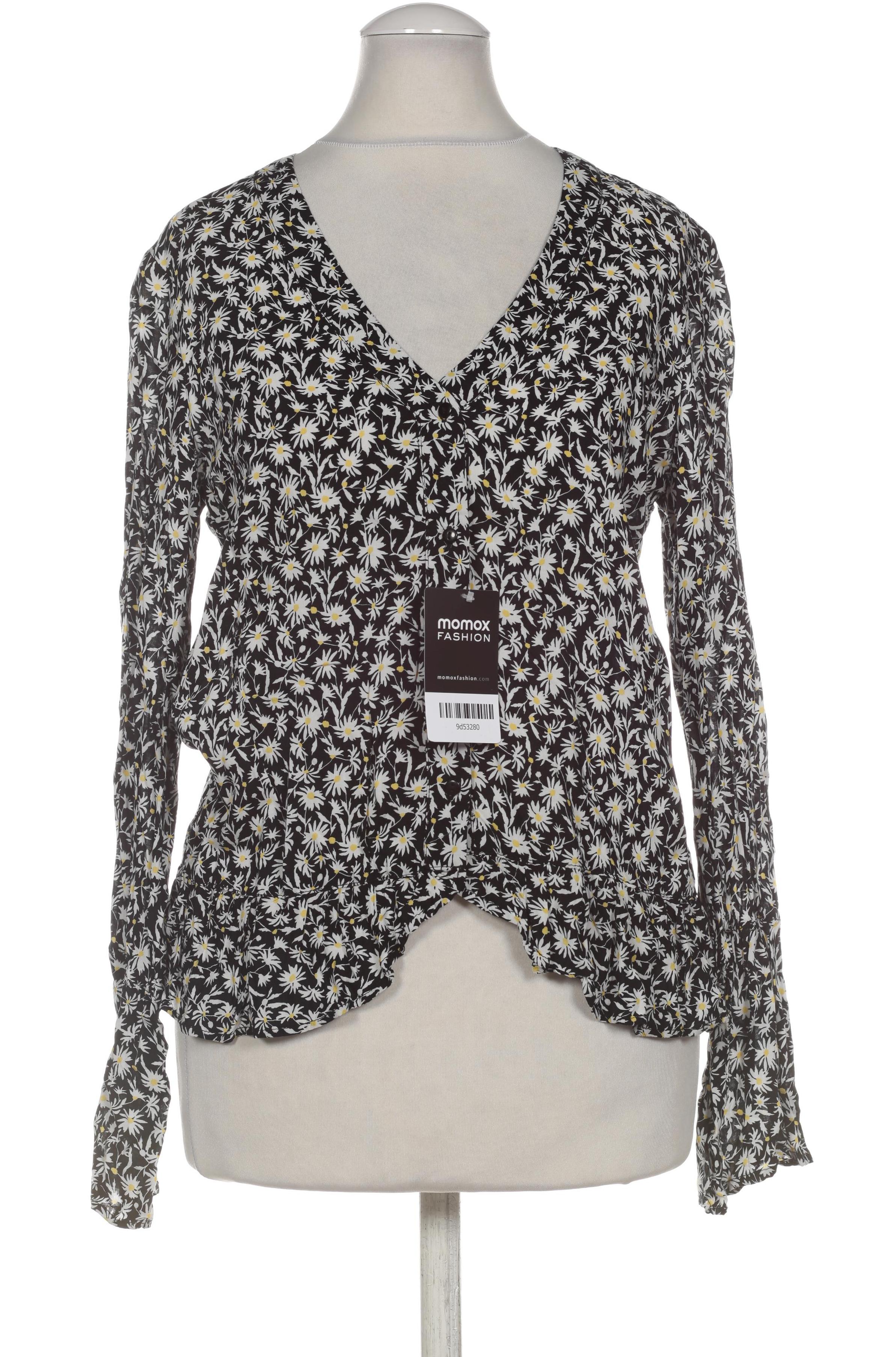 

violeta by Mango Damen Bluse, schwarz, Gr. 34