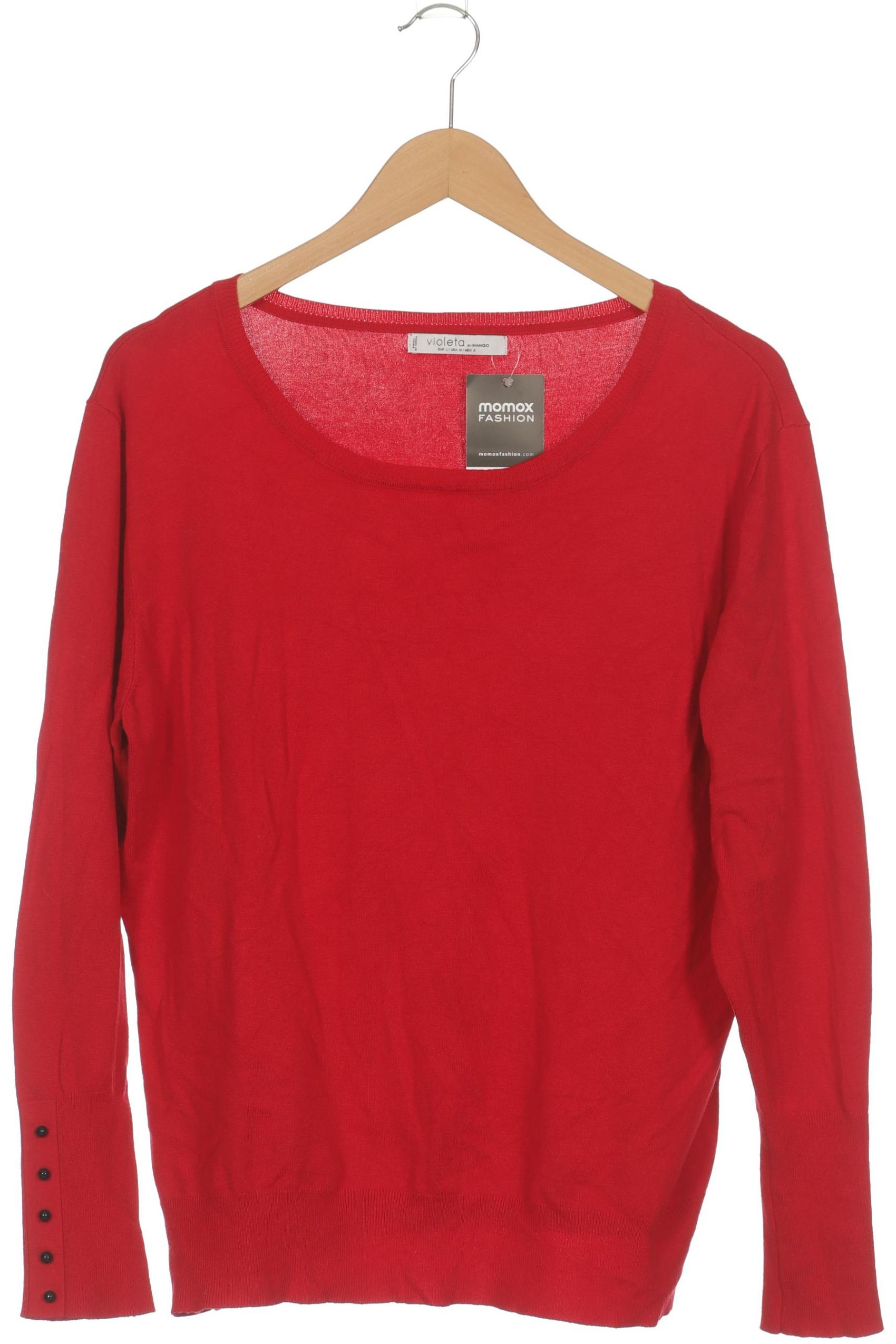 

violeta by Mango Damen Pullover, rot, Gr. 42