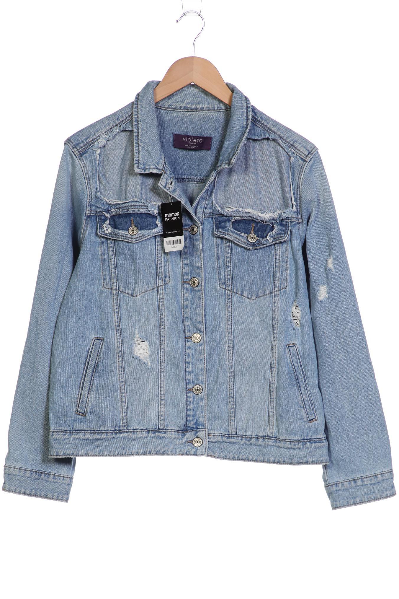 

violeta by Mango Damen Jacke, blau