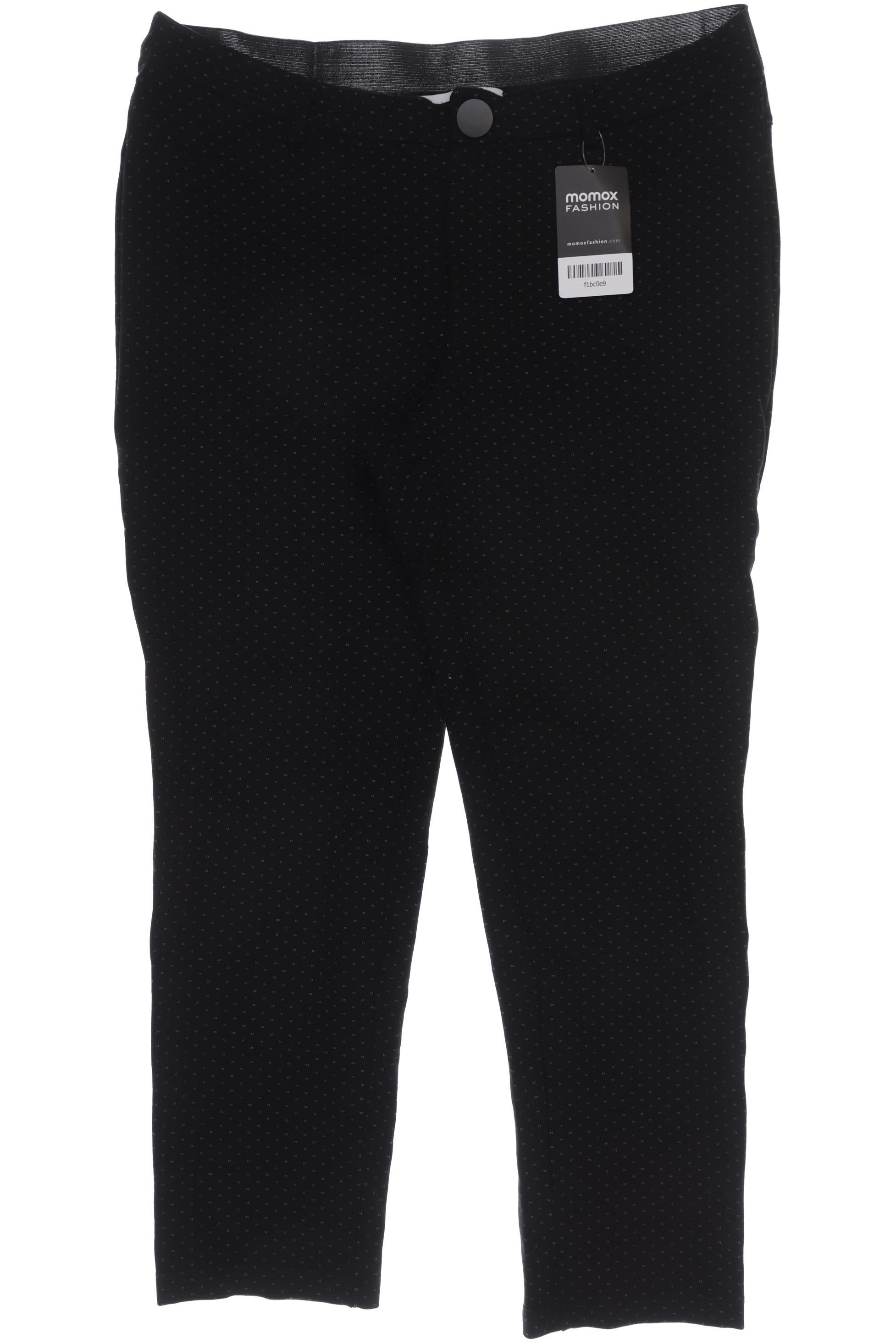 

violeta by Mango Damen Stoffhose, schwarz, Gr. 0