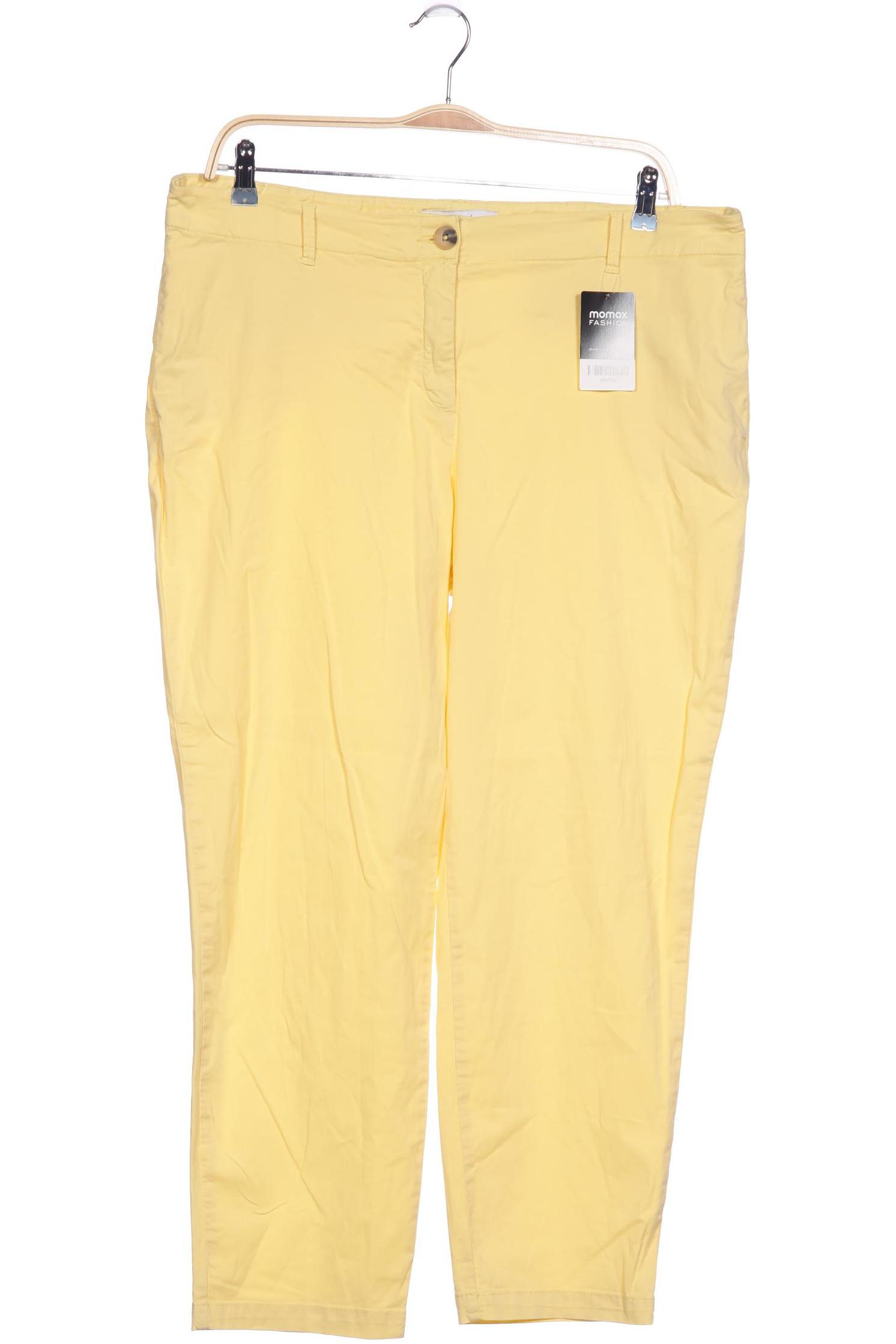 

violeta by Mango Damen Stoffhose, gelb, Gr. 48