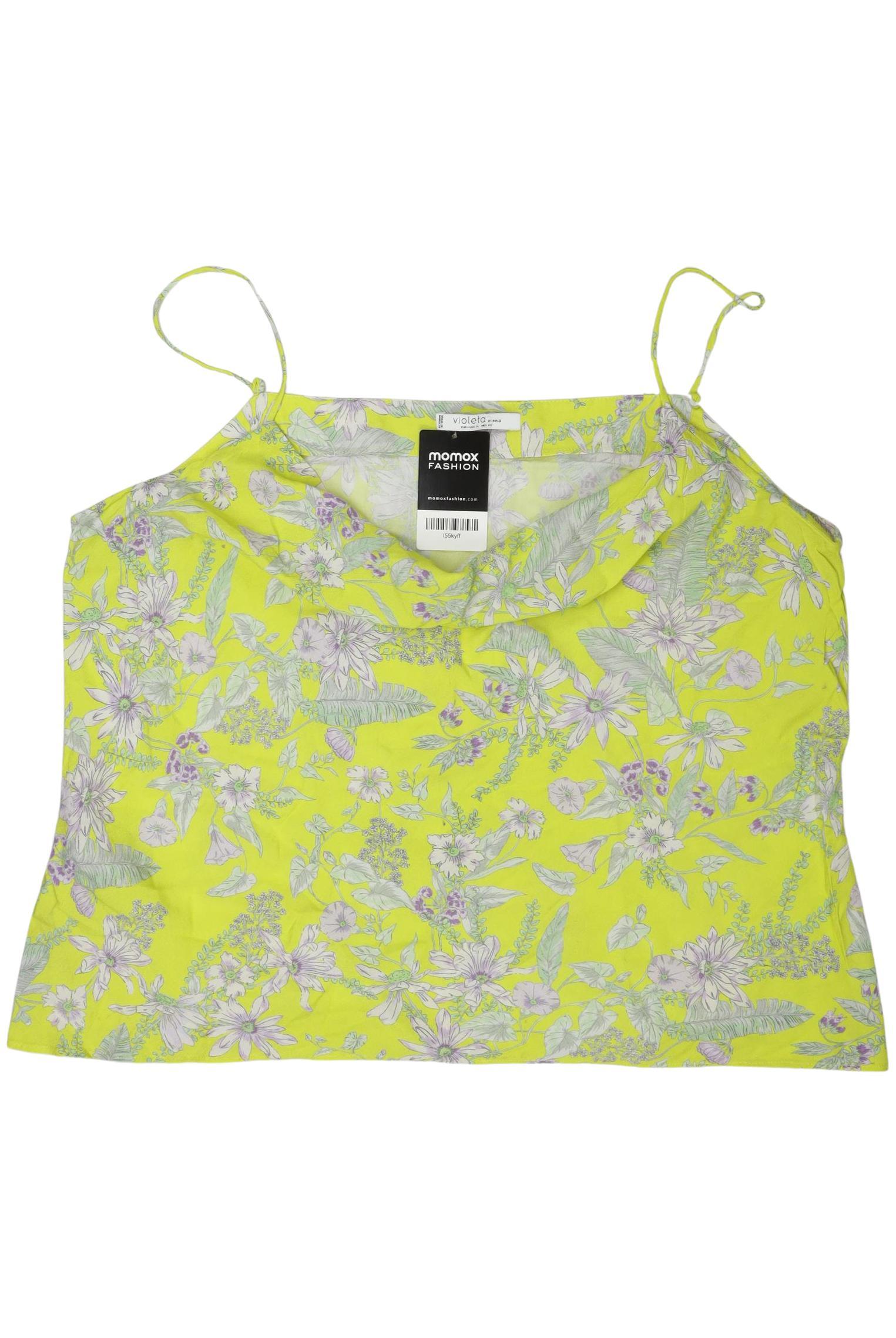 

violeta by Mango Damen Top, gelb, Gr. 44