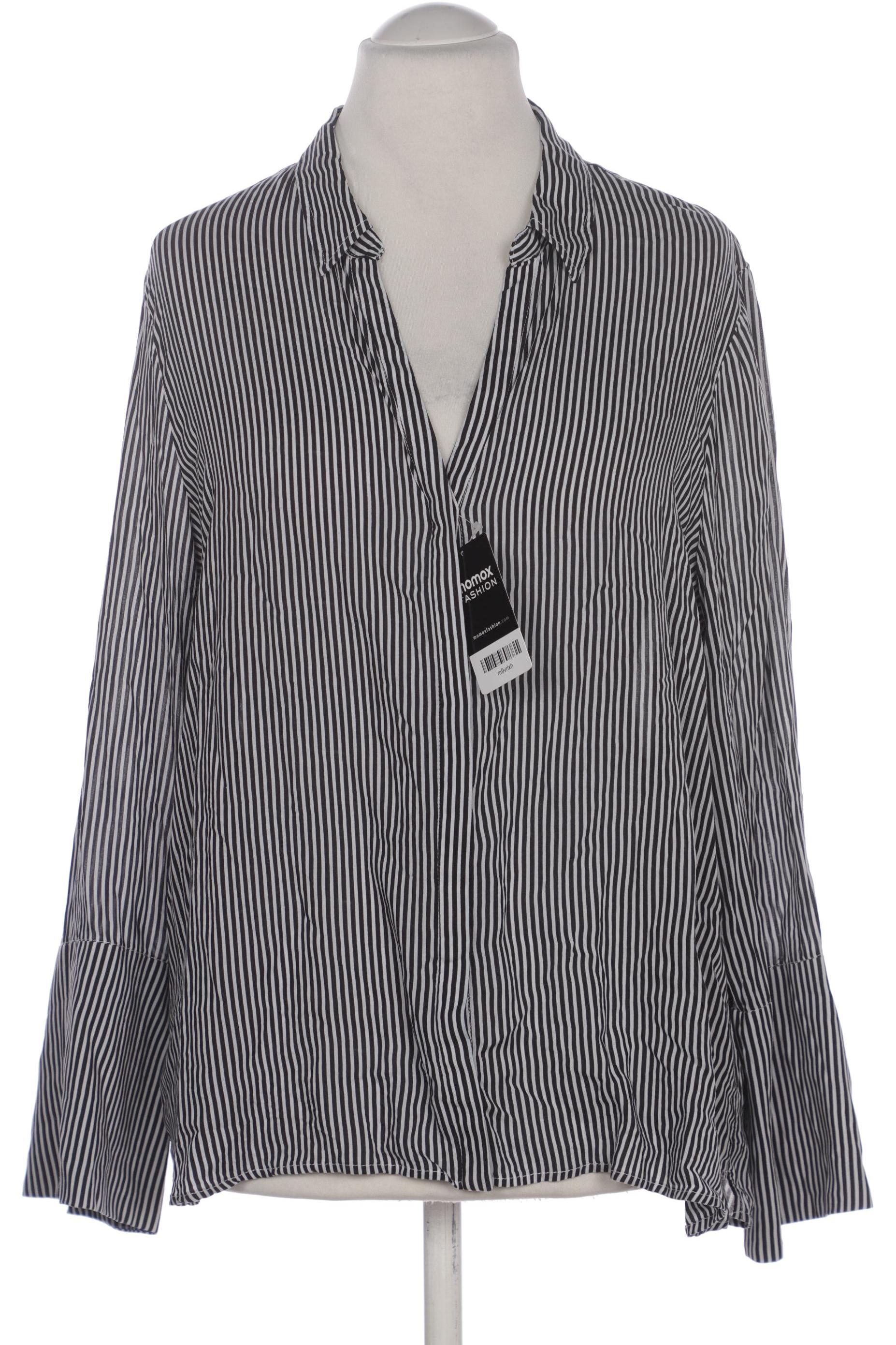 

violeta by Mango Damen Bluse, schwarz, Gr. 46