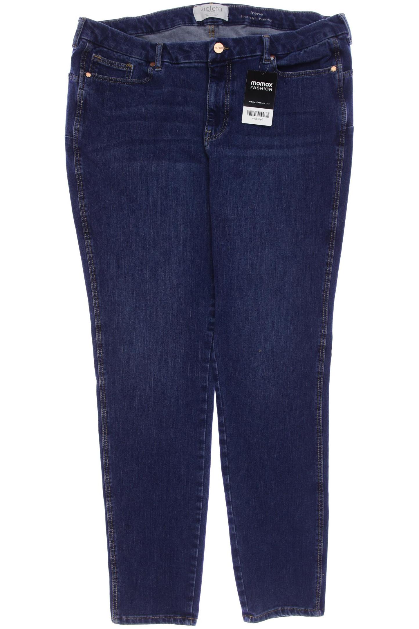 

violeta by Mango Damen Jeans, blau, Gr. 50