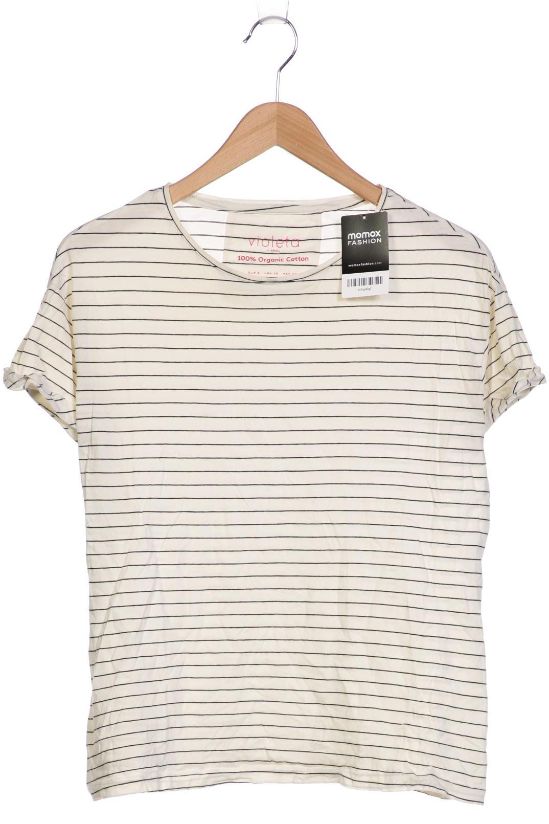 

violeta by Mango Damen T-Shirt, cremeweiß, Gr. 36