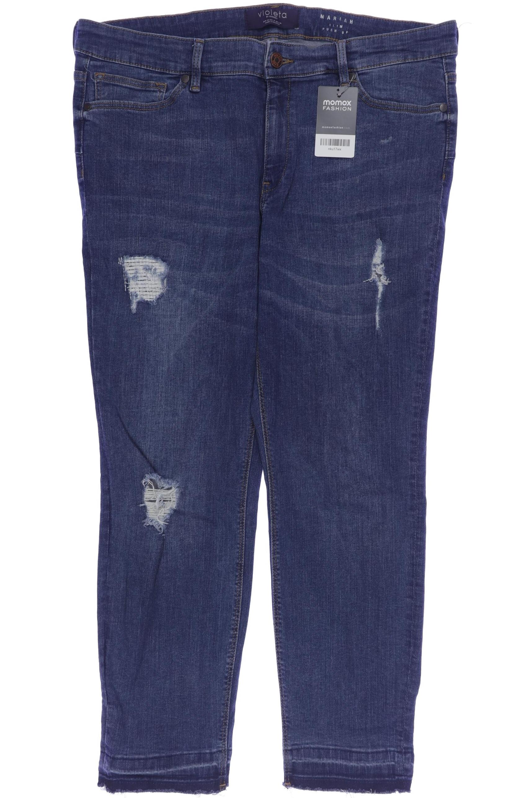 

violeta by Mango Damen Jeans, blau, Gr. 48