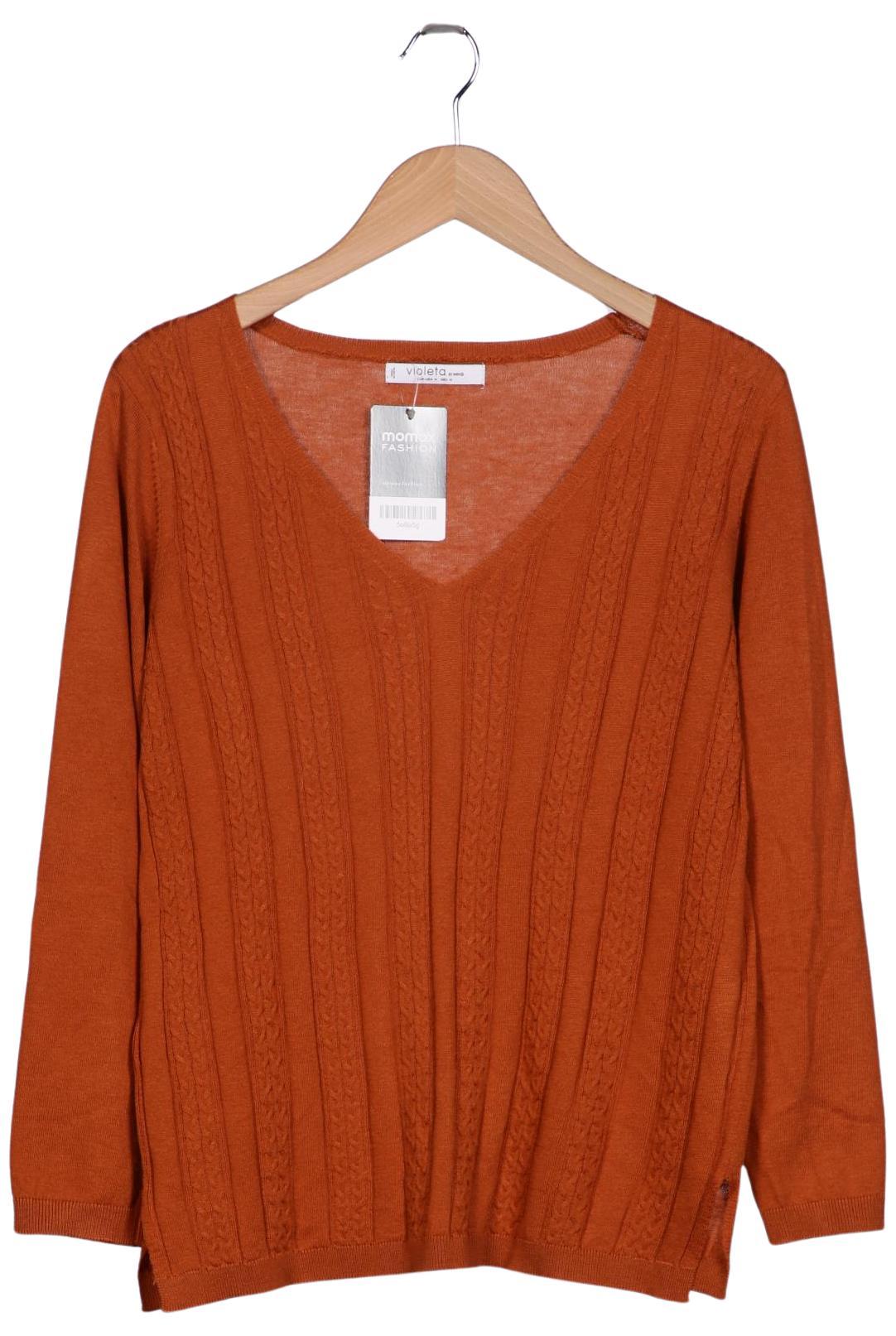 

violeta by Mango Damen Pullover, orange, Gr. 38
